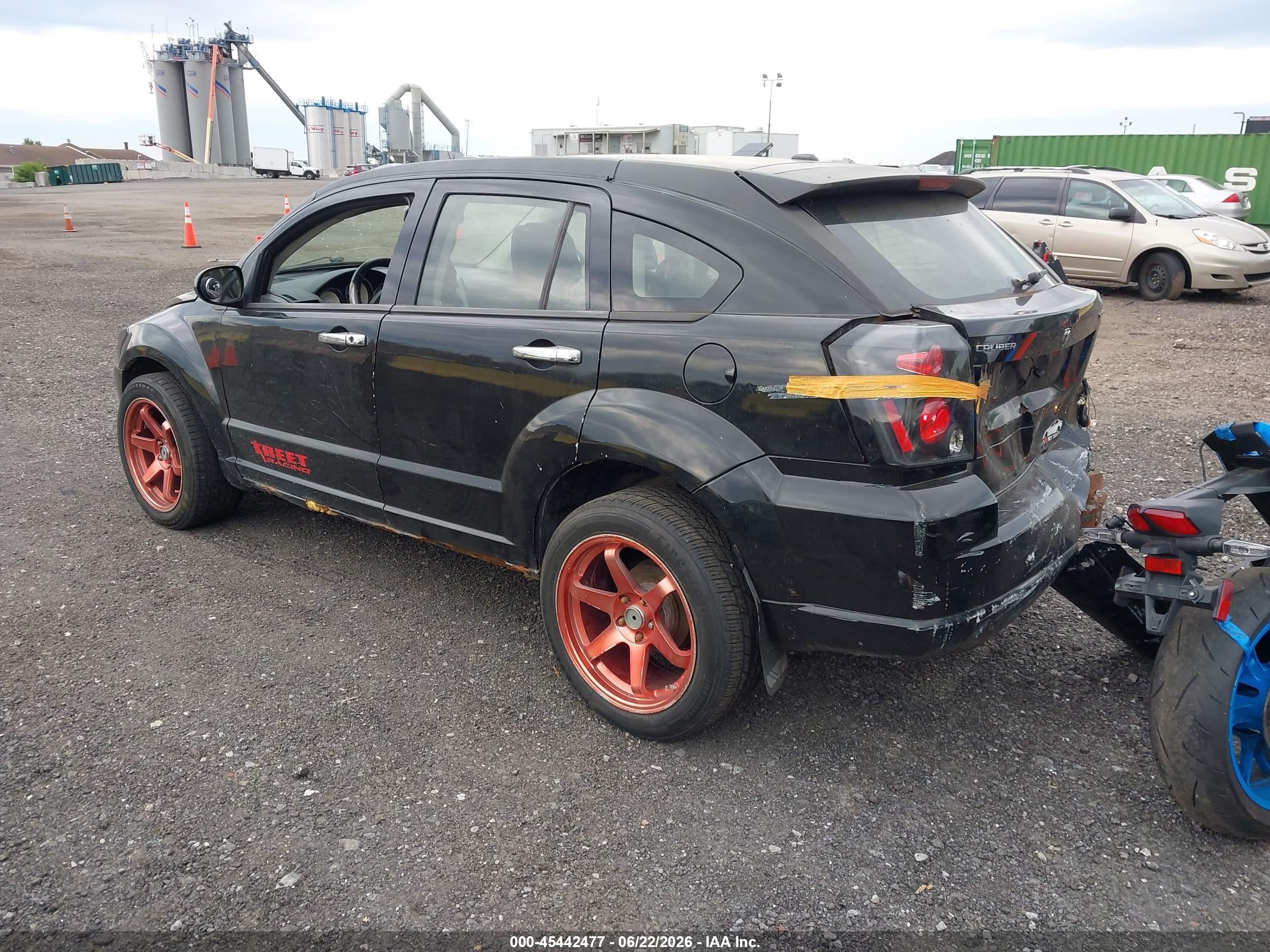 2008 Dodge Caliber Sxt Black vin: 1B3HB48B38D723955