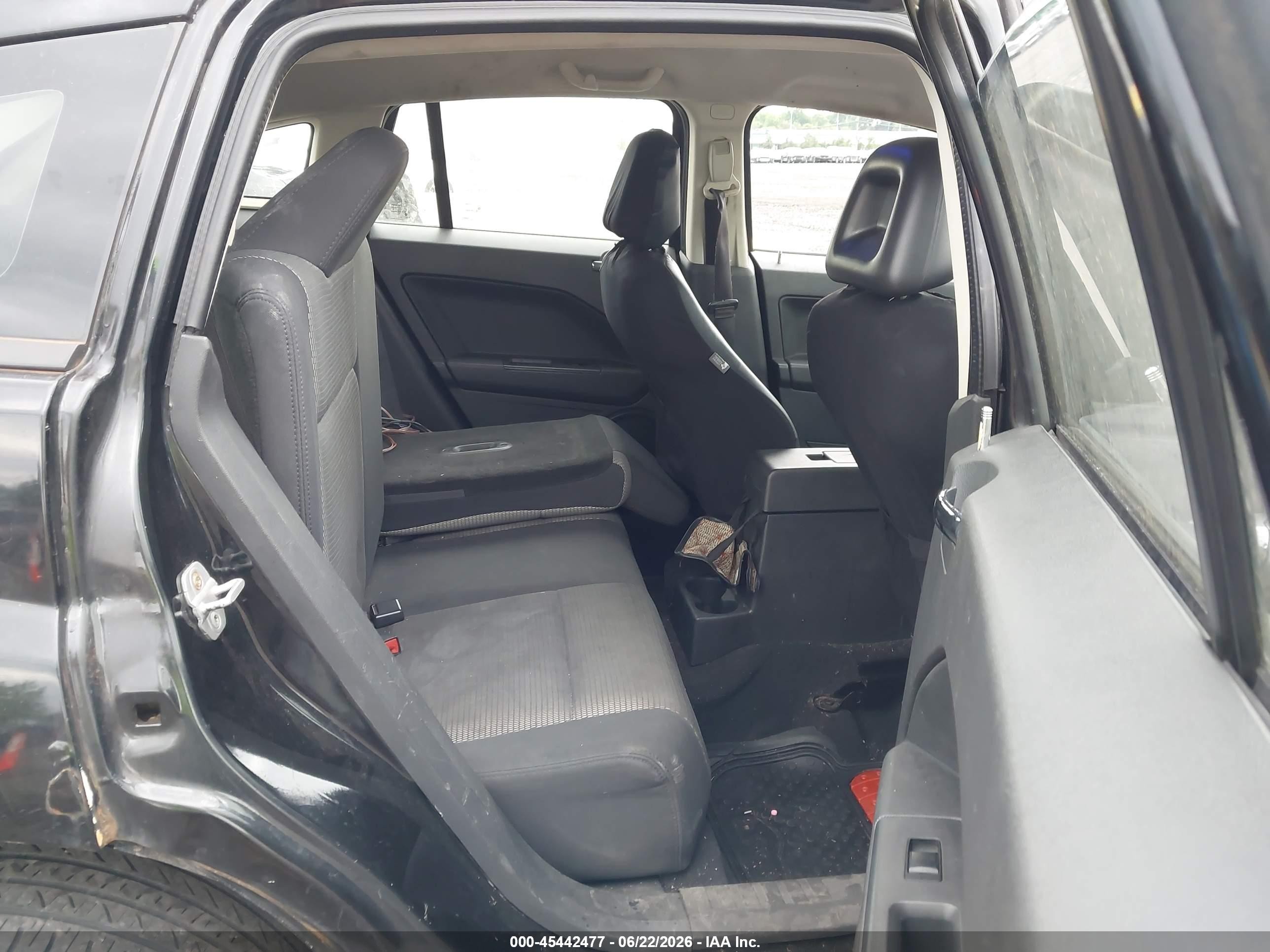 2008 Dodge Caliber Sxt Black vin: 1B3HB48B38D723955