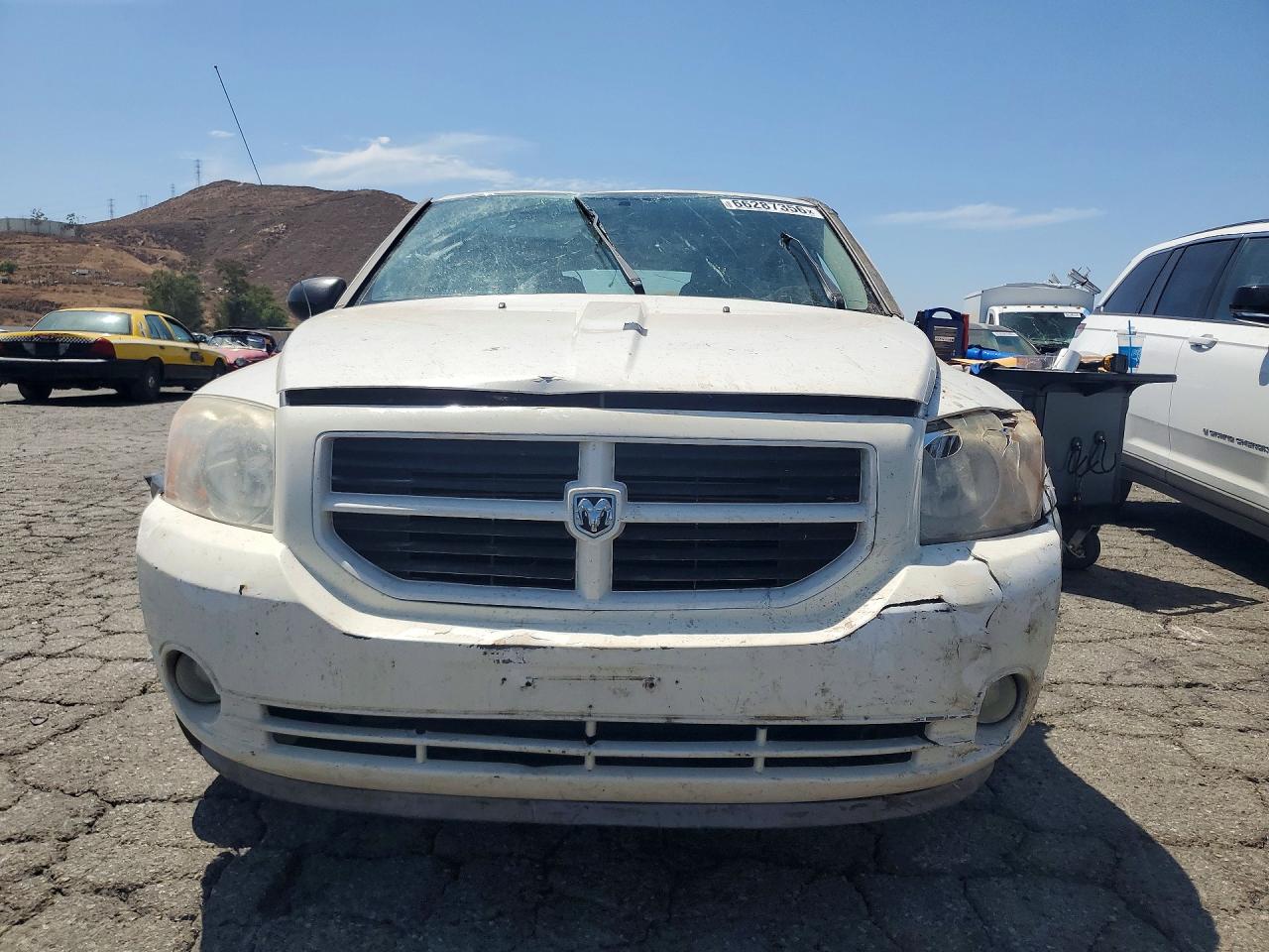 2007 Dodge Caliber Sxt White vin: 1B3HB48B47D108961