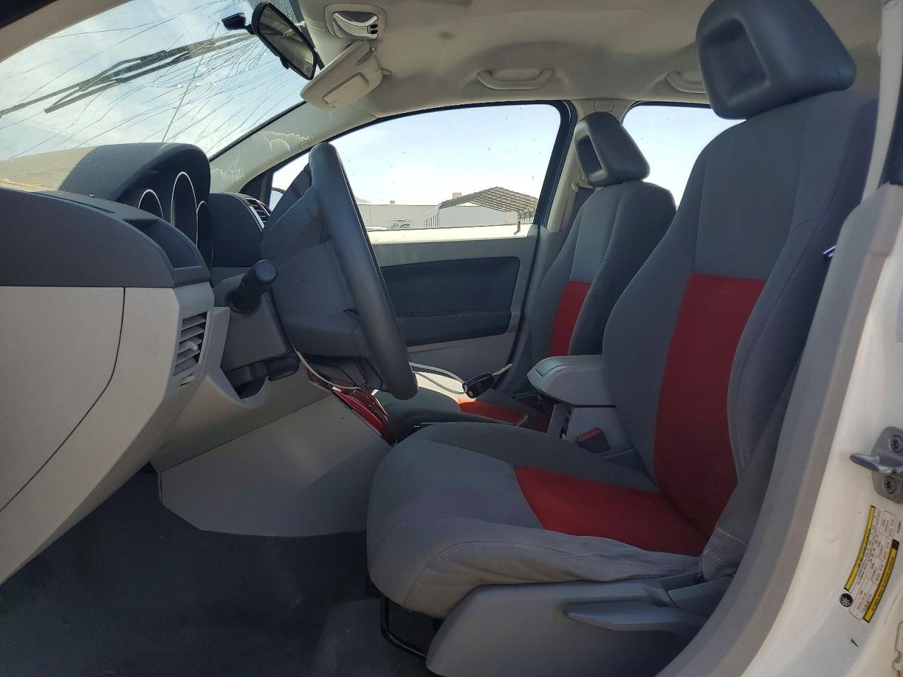 2007 Dodge Caliber Sxt White vin: 1B3HB48B47D108961
