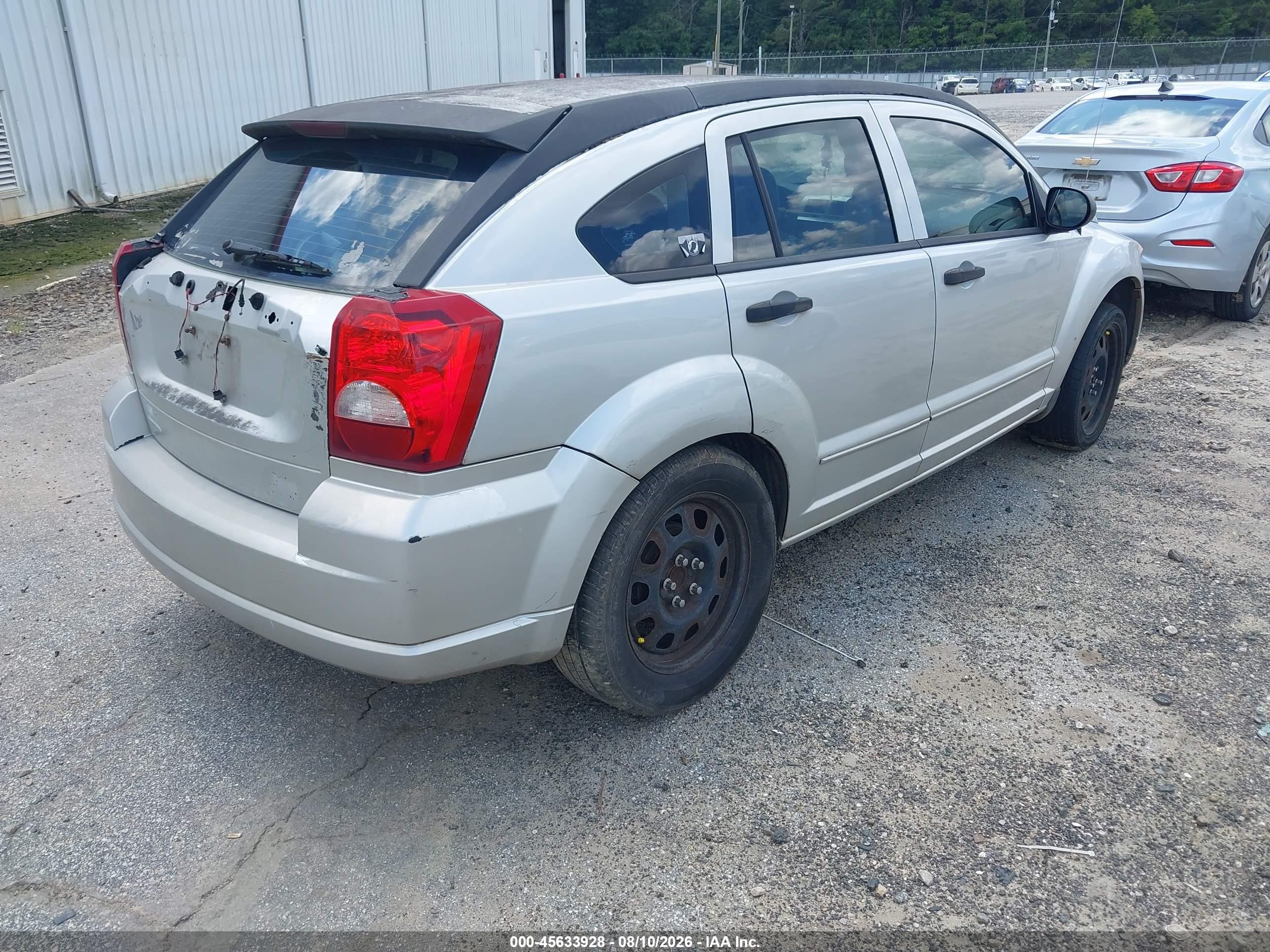 2007 Dodge Caliber Sxt Gray vin: 1B3HB48B47D519843