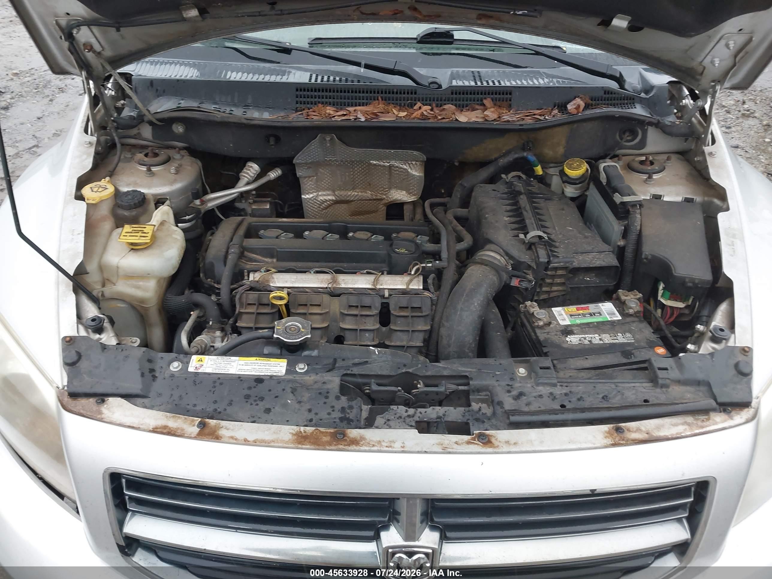 2007 Dodge Caliber Sxt Gray vin: 1B3HB48B47D519843