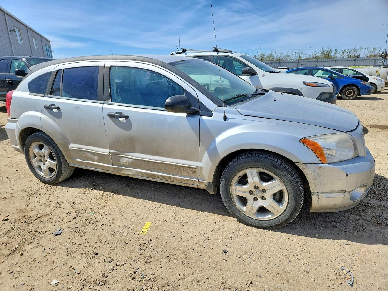 2007 Dodge Caliber Sxt Silver vin: 1B3HB48B47D525898