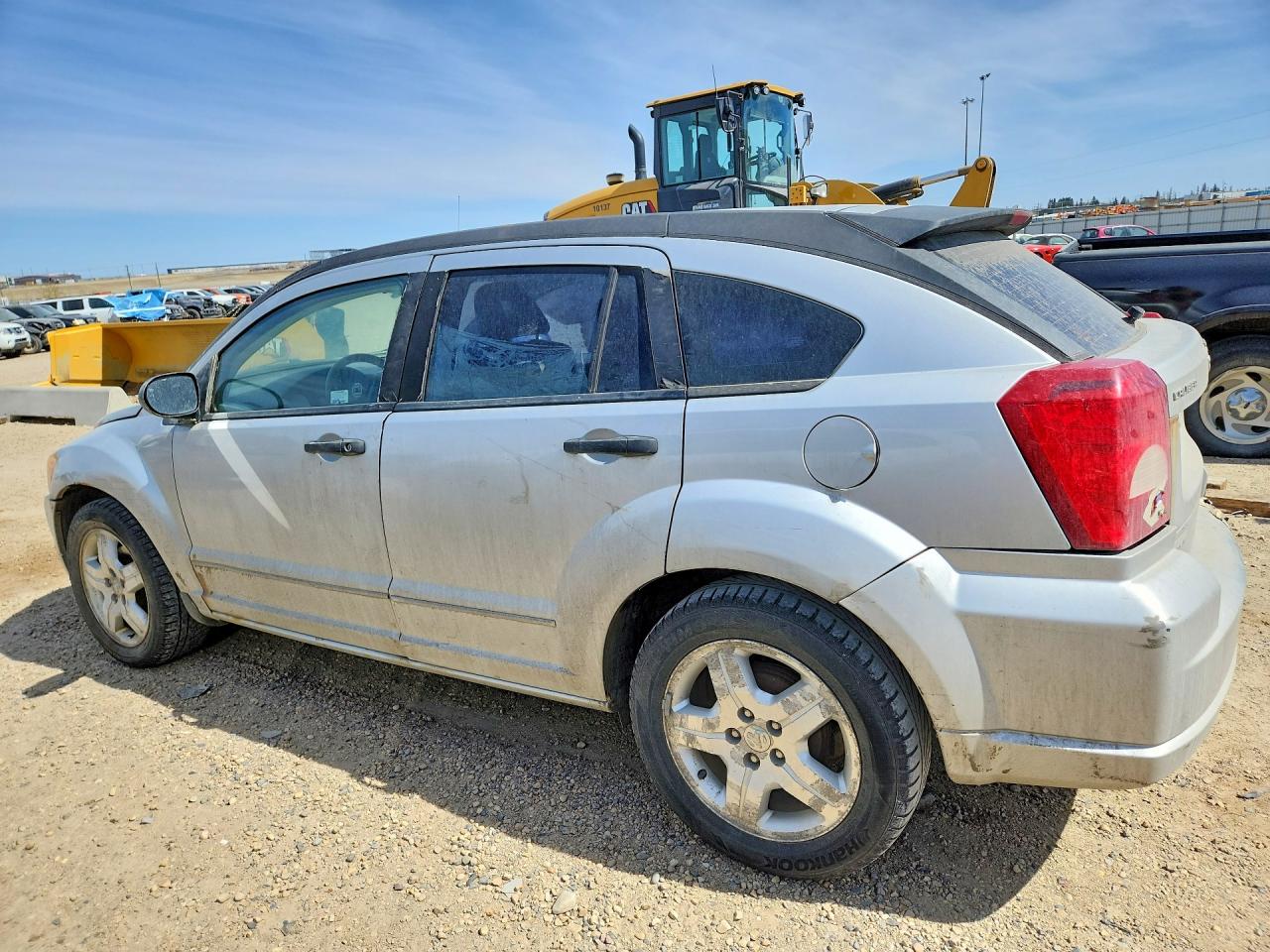 2007 Dodge Caliber Sxt Silver vin: 1B3HB48B47D525898