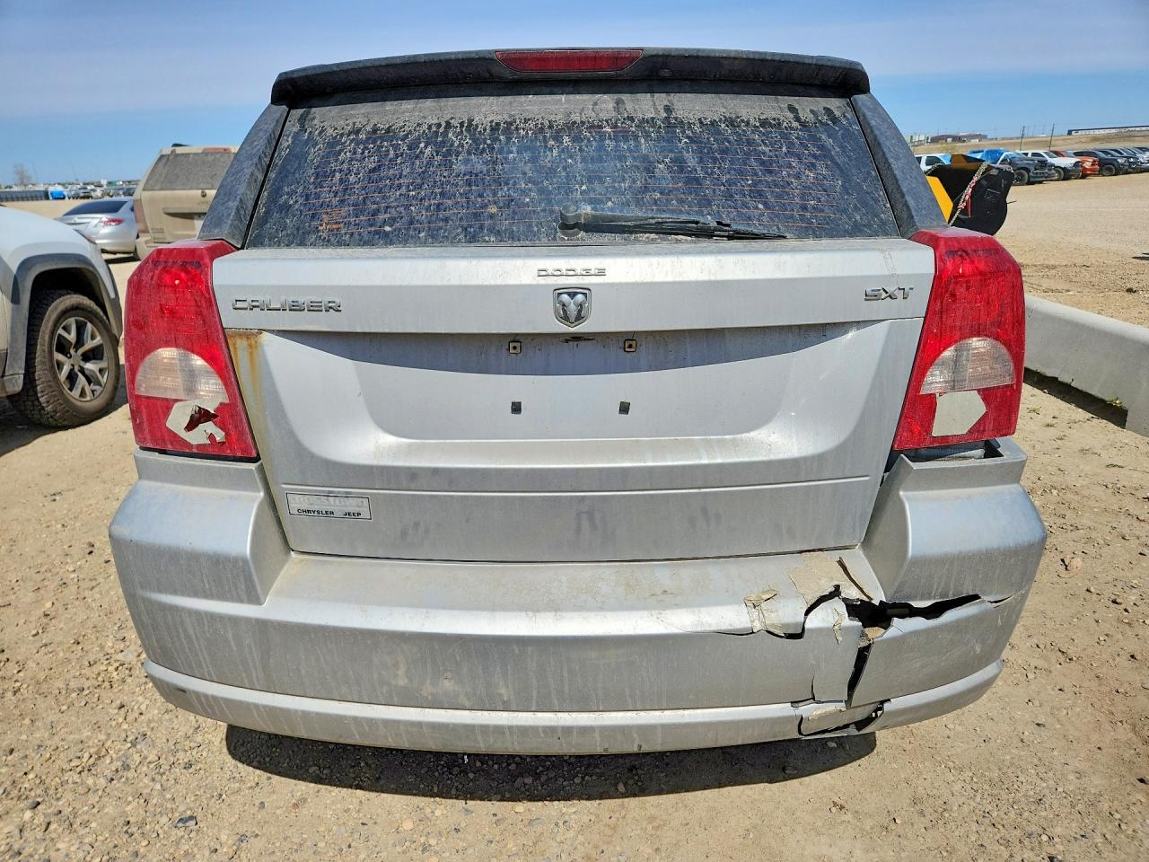 2007 Dodge Caliber Sxt Silver vin: 1B3HB48B47D525898