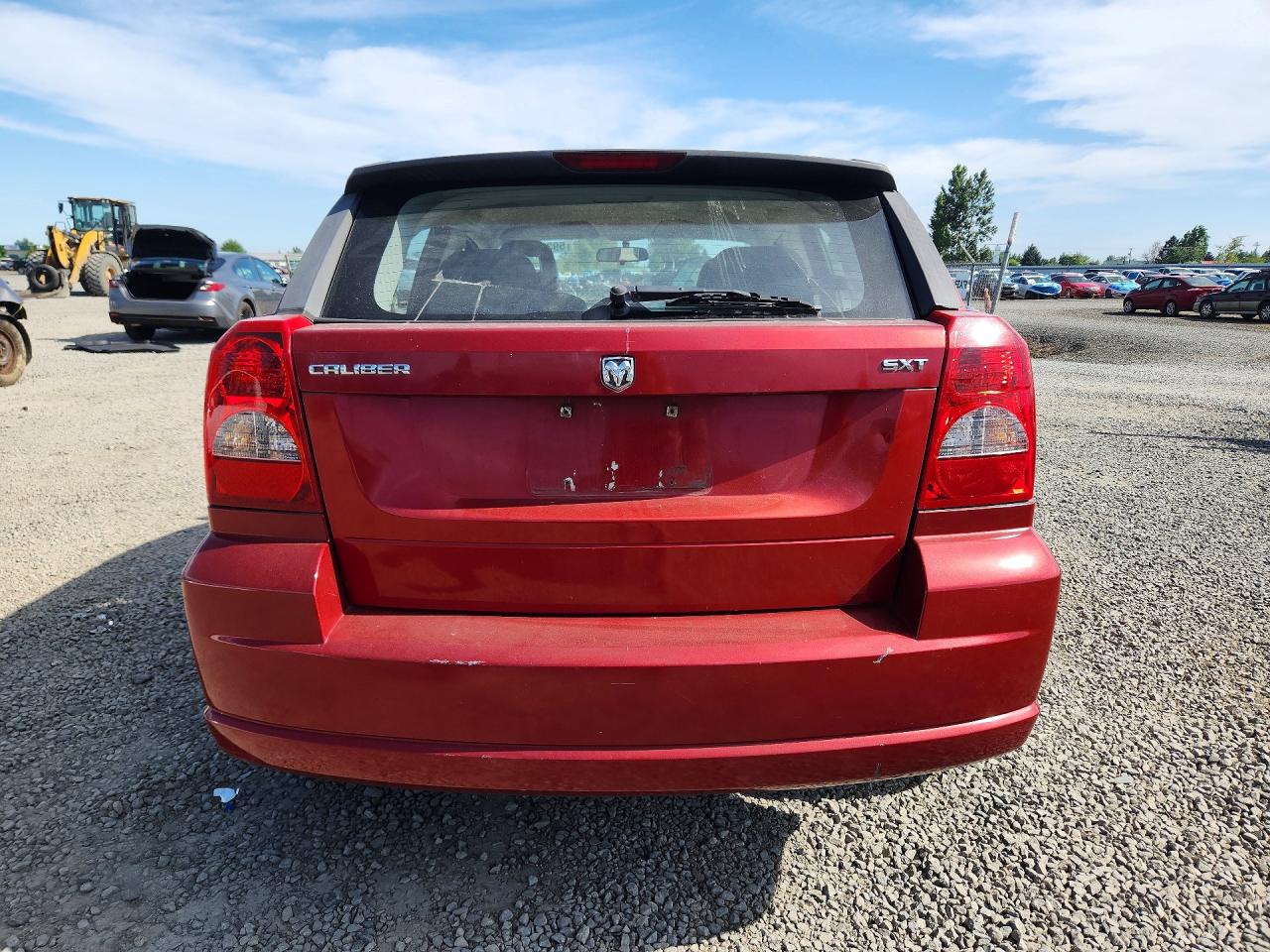 2007 Dodge Caliber Sxt Red vin: 1B3HB48B57D162432