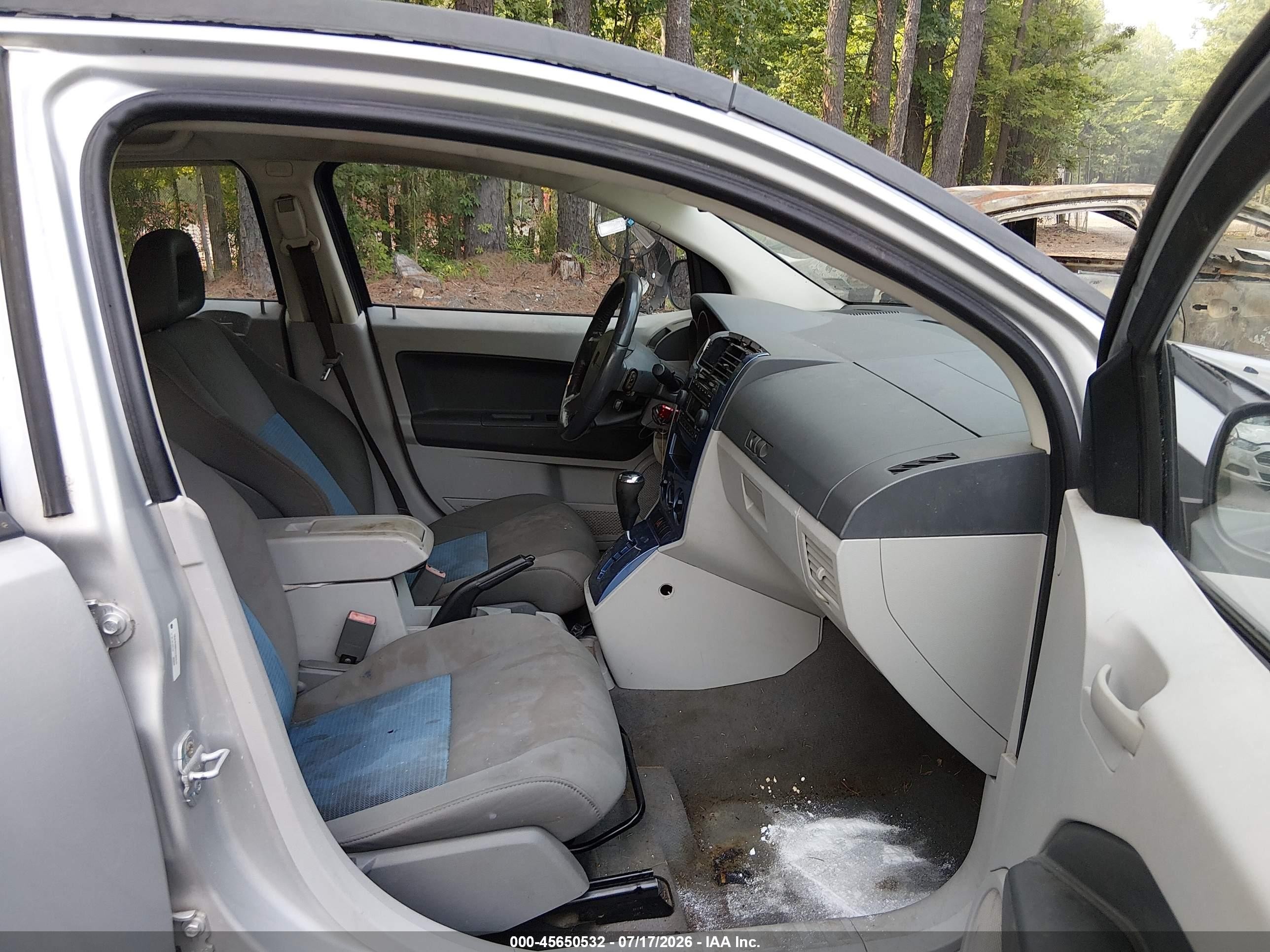 2007 Dodge Caliber Sxt Gray vin: 1B3HB48B57D305637