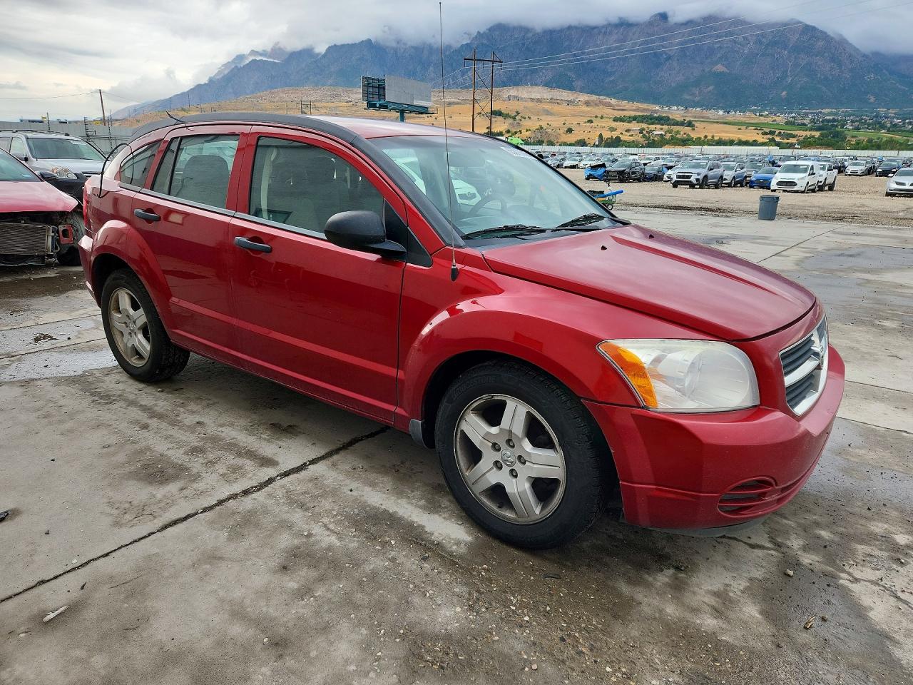 2008 Dodge Caliber Sxt Maroon vin: 1B3HB48B58D797443