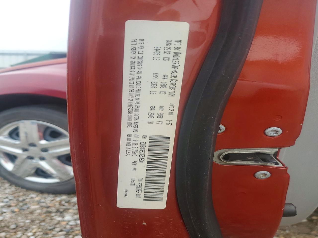 2007 Dodge Caliber Sxt Orange vin: 1B3HB48B67D259610