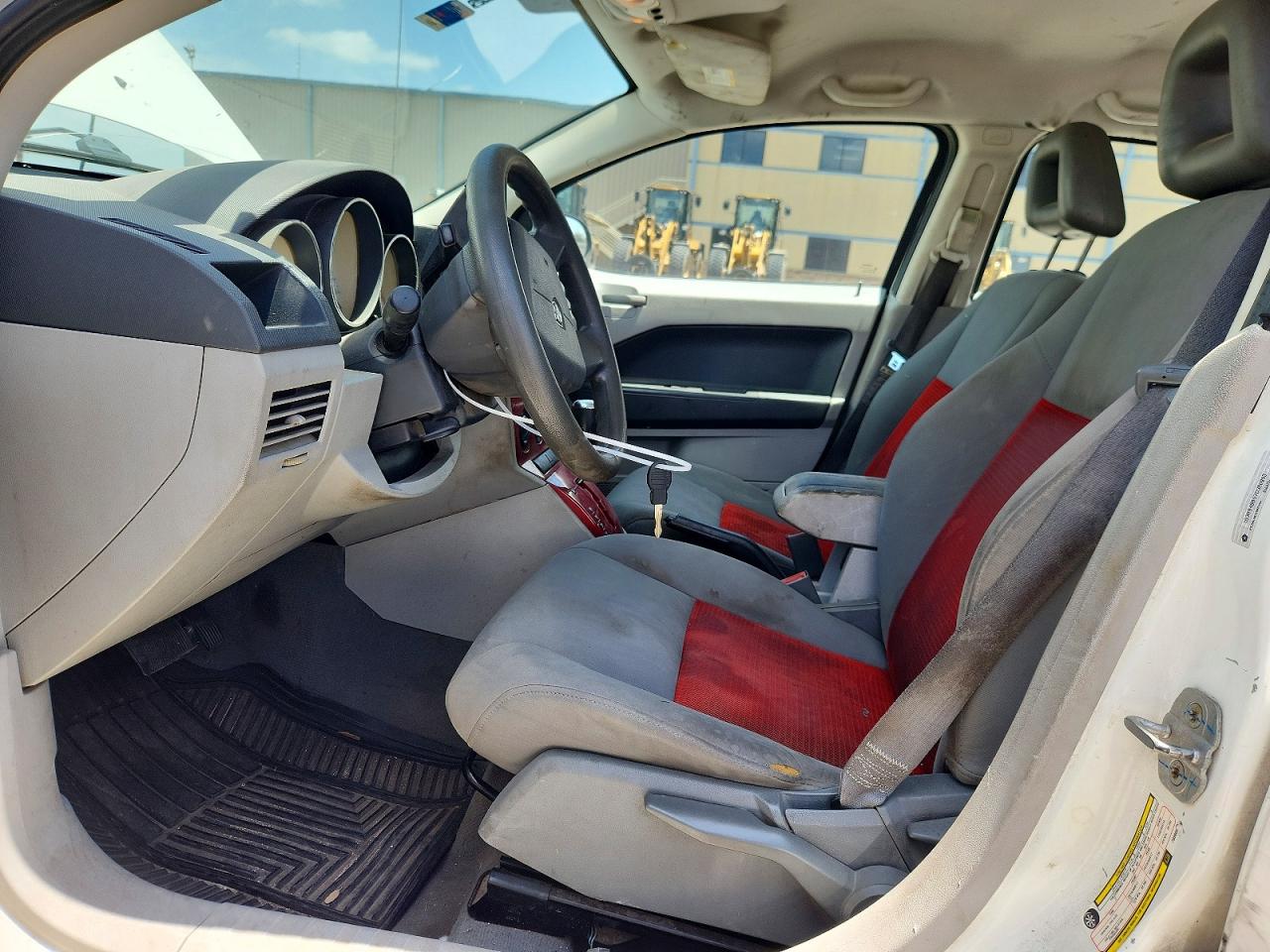 2007 Dodge Caliber Sxt White vin: 1B3HB48B67D380993