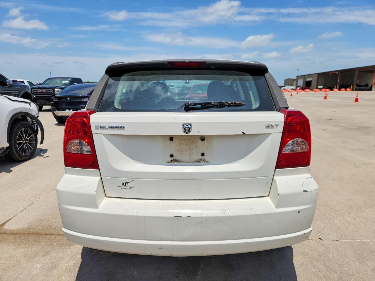 2007 Dodge Caliber Sxt White vin: 1B3HB48B67D380993