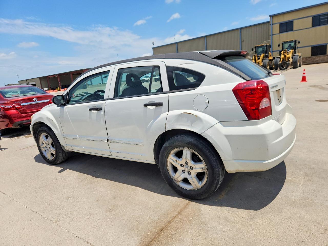 2007 Dodge Caliber Sxt White vin: 1B3HB48B67D380993