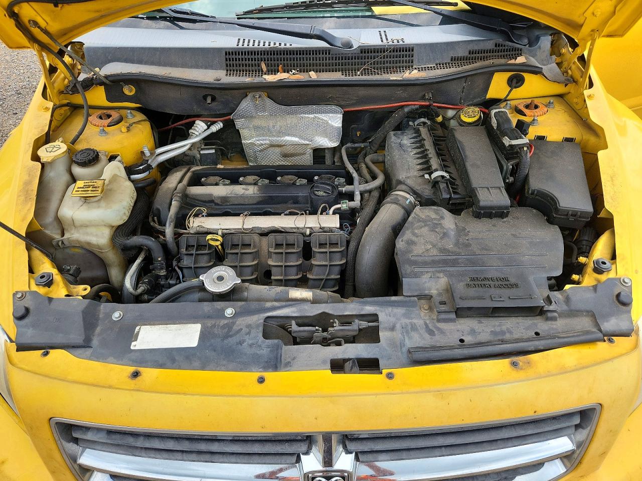 2007 Dodge Caliber Sxt Yellow vin: 1B3HB48B67D527300