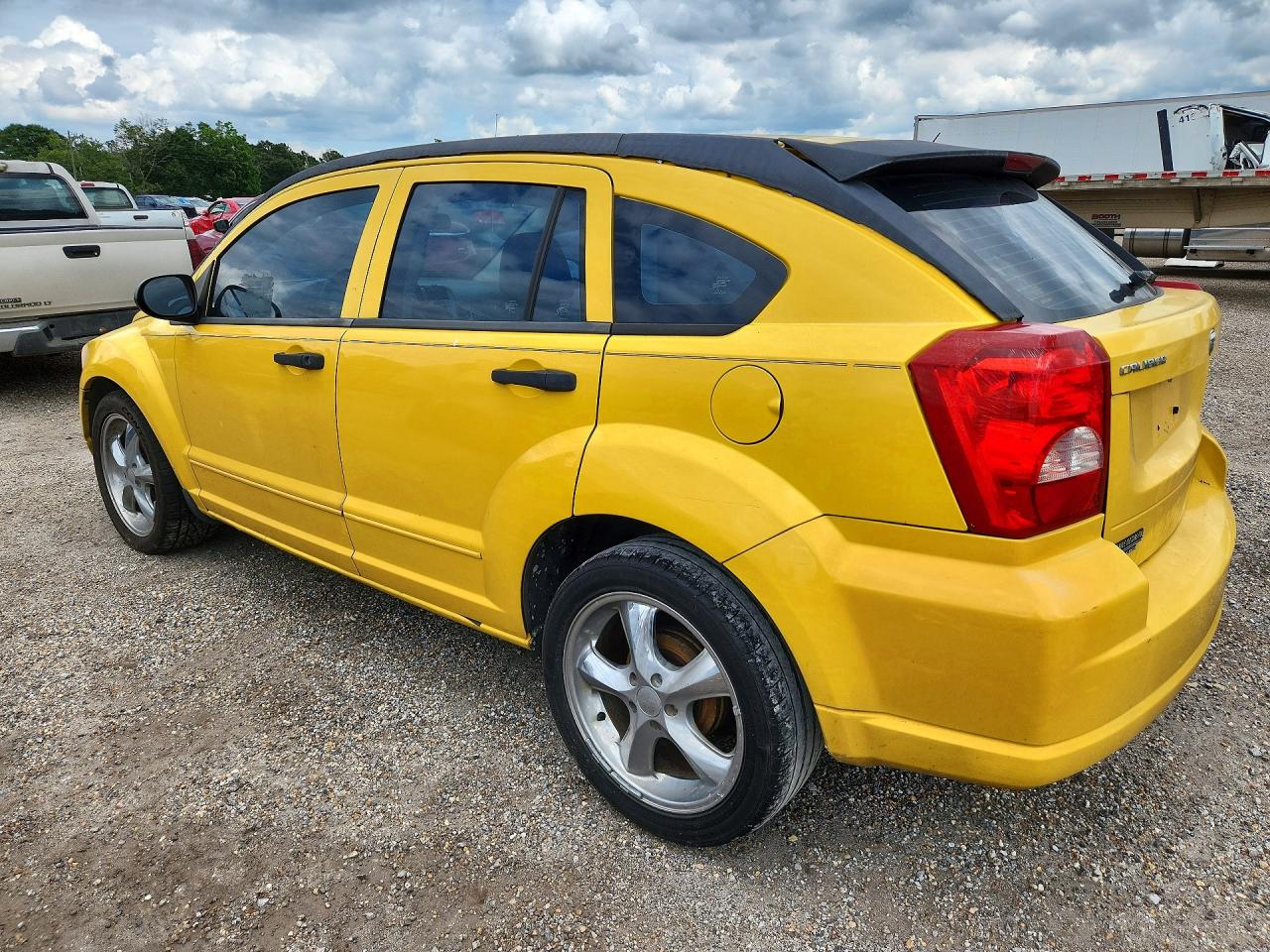 2007 Dodge Caliber Sxt Yellow vin: 1B3HB48B67D527300