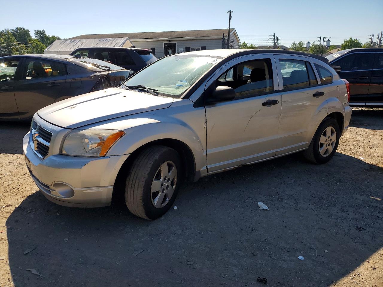 2008 Dodge Caliber Sxt Silver vin: 1B3HB48B68D524771