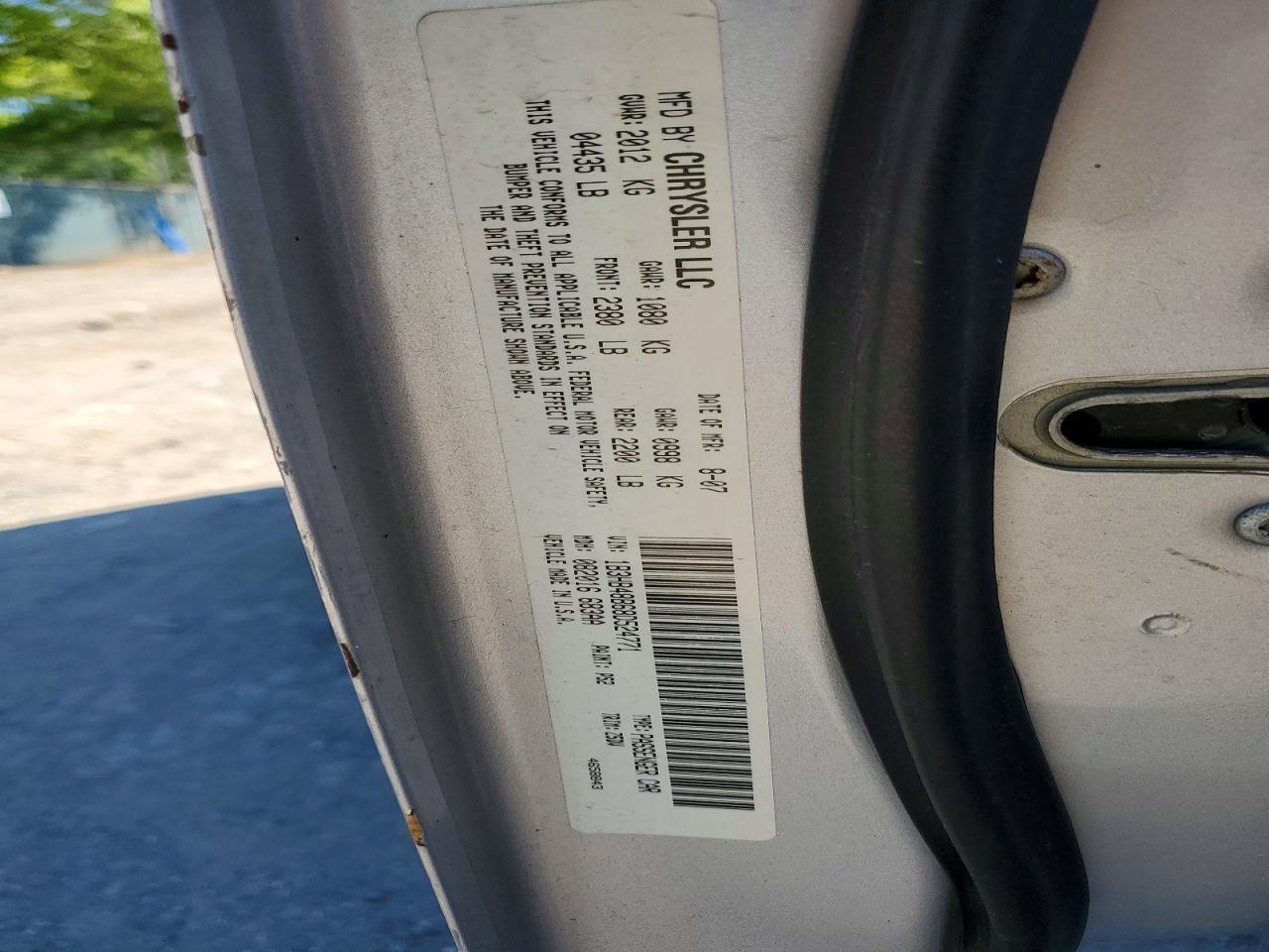 2008 Dodge Caliber Sxt Silver vin: 1B3HB48B68D524771