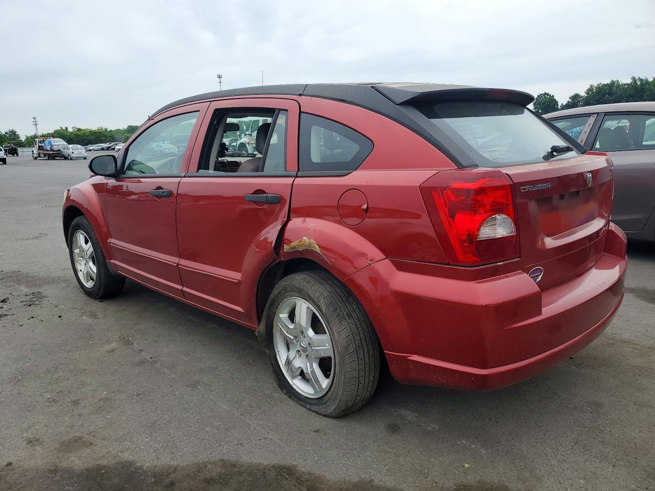 2007 Dodge Caliber Sxt Red vin: 1B3HB48B77D159550