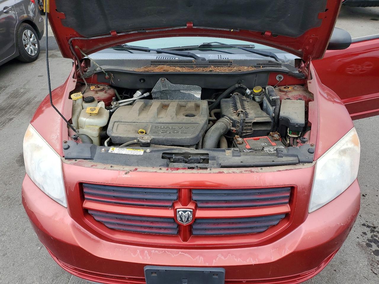 2007 Dodge Caliber Sxt Red vin: 1B3HB48B77D159550