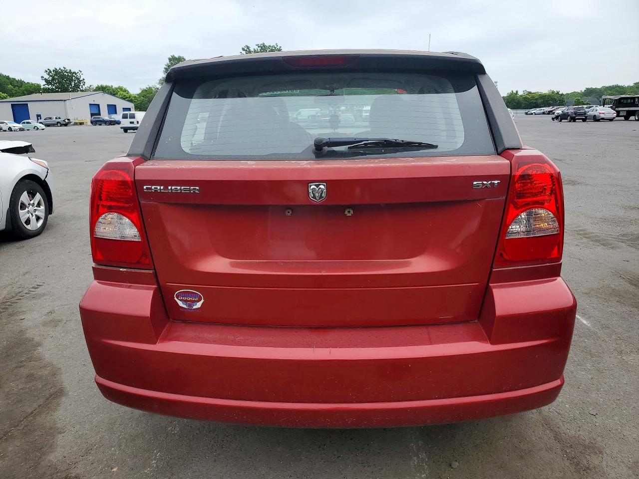 2007 Dodge Caliber Sxt Red vin: 1B3HB48B77D159550