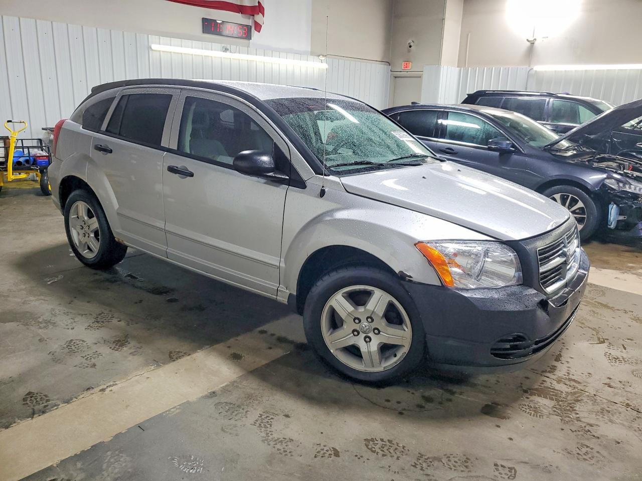 2007 Dodge Caliber Sxt Silver vin: 1B3HB48B77D165333