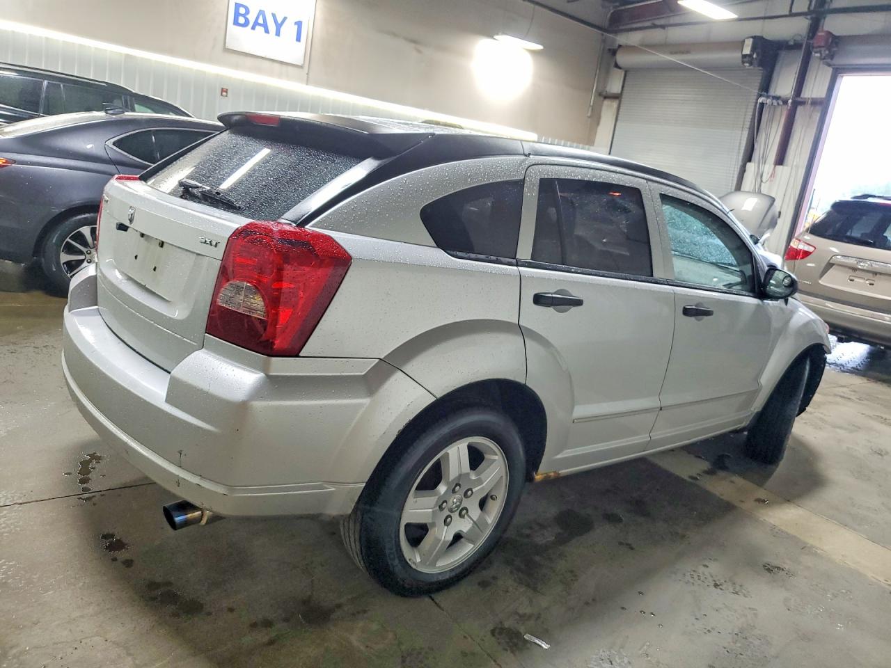 2007 Dodge Caliber Sxt Silver vin: 1B3HB48B77D165333