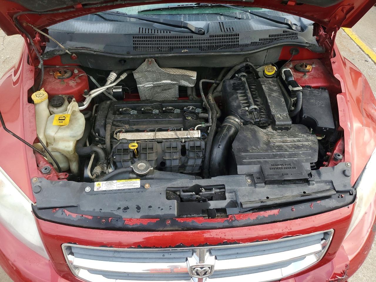 2007 Dodge Caliber Sxt Burgundy vin: 1B3HB48B77D258983