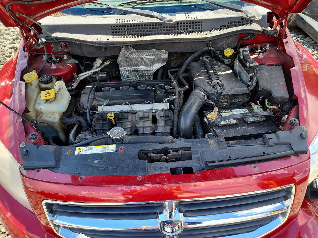 2007 Dodge Caliber Sxt Red vin: 1B3HB48B77D328188
