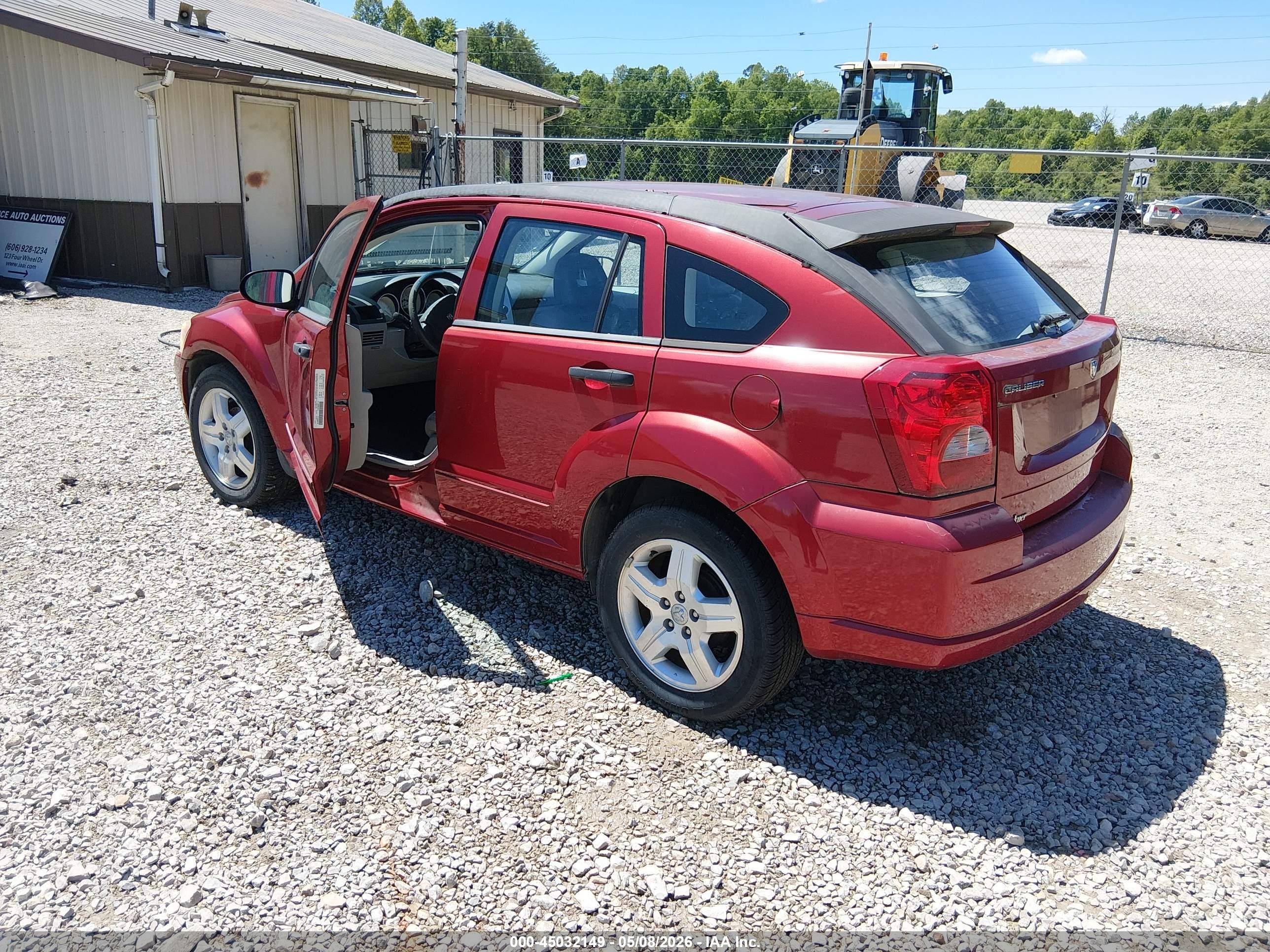 2007 Dodge Caliber Sxt Red vin: 1B3HB48B87D186112