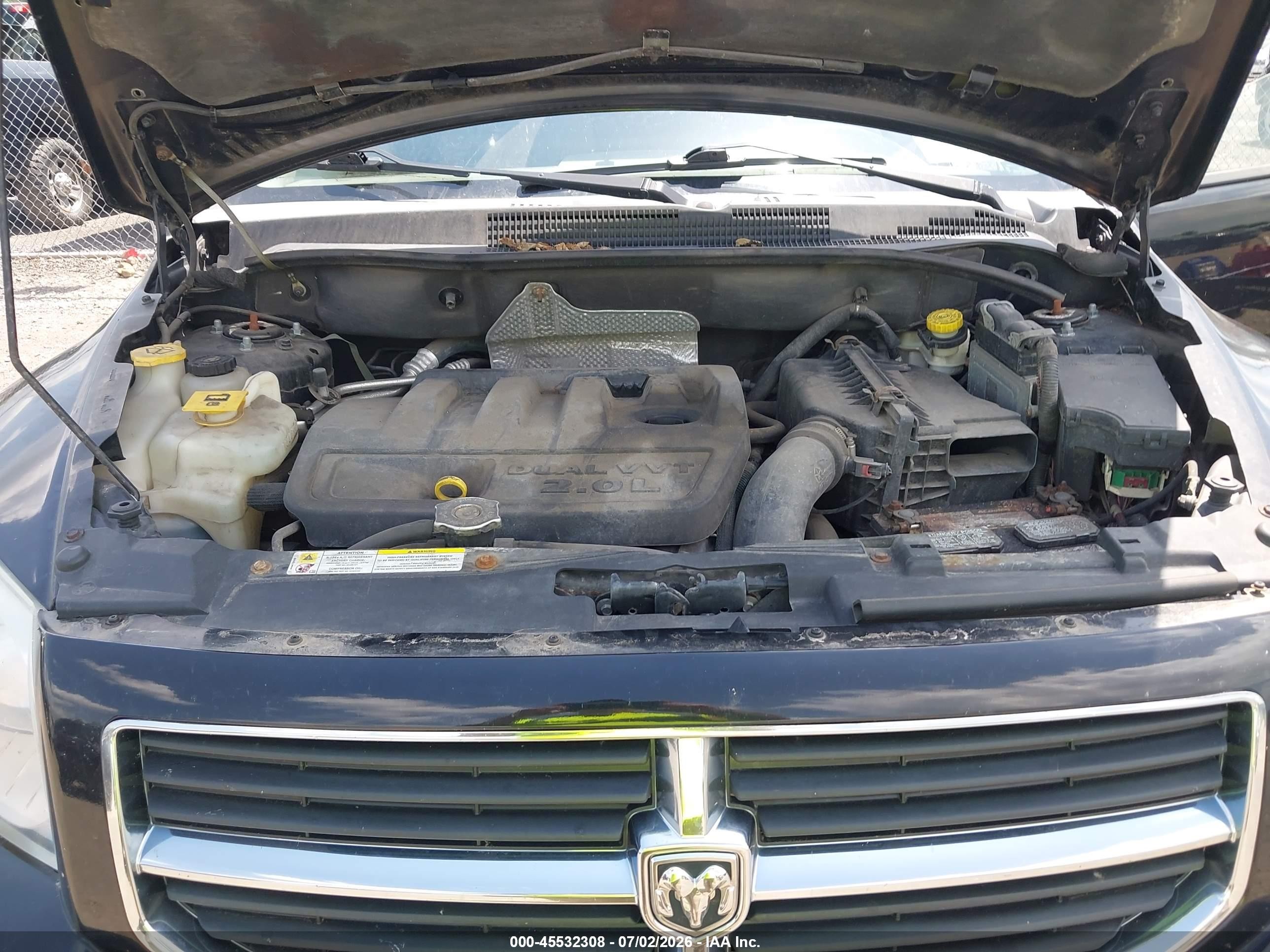 2007 Dodge Caliber Sxt Black vin: 1B3HB48B87D186983