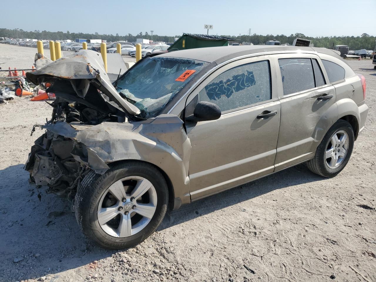 2008 Dodge Caliber Sxt Бежевый vin: 1B3HB48B88D755395