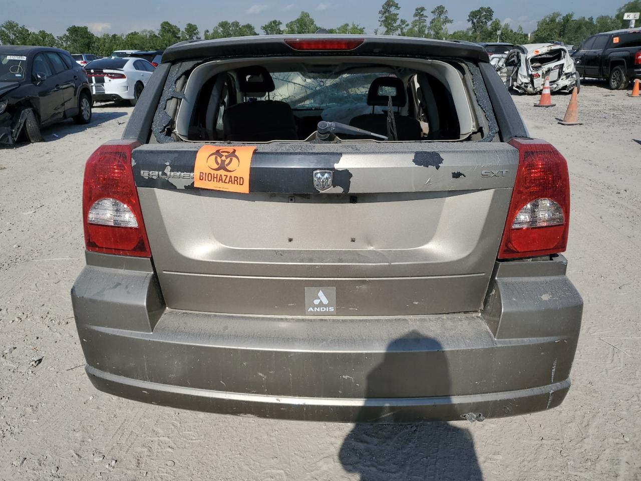 2008 Dodge Caliber Sxt Бежевый vin: 1B3HB48B88D755395
