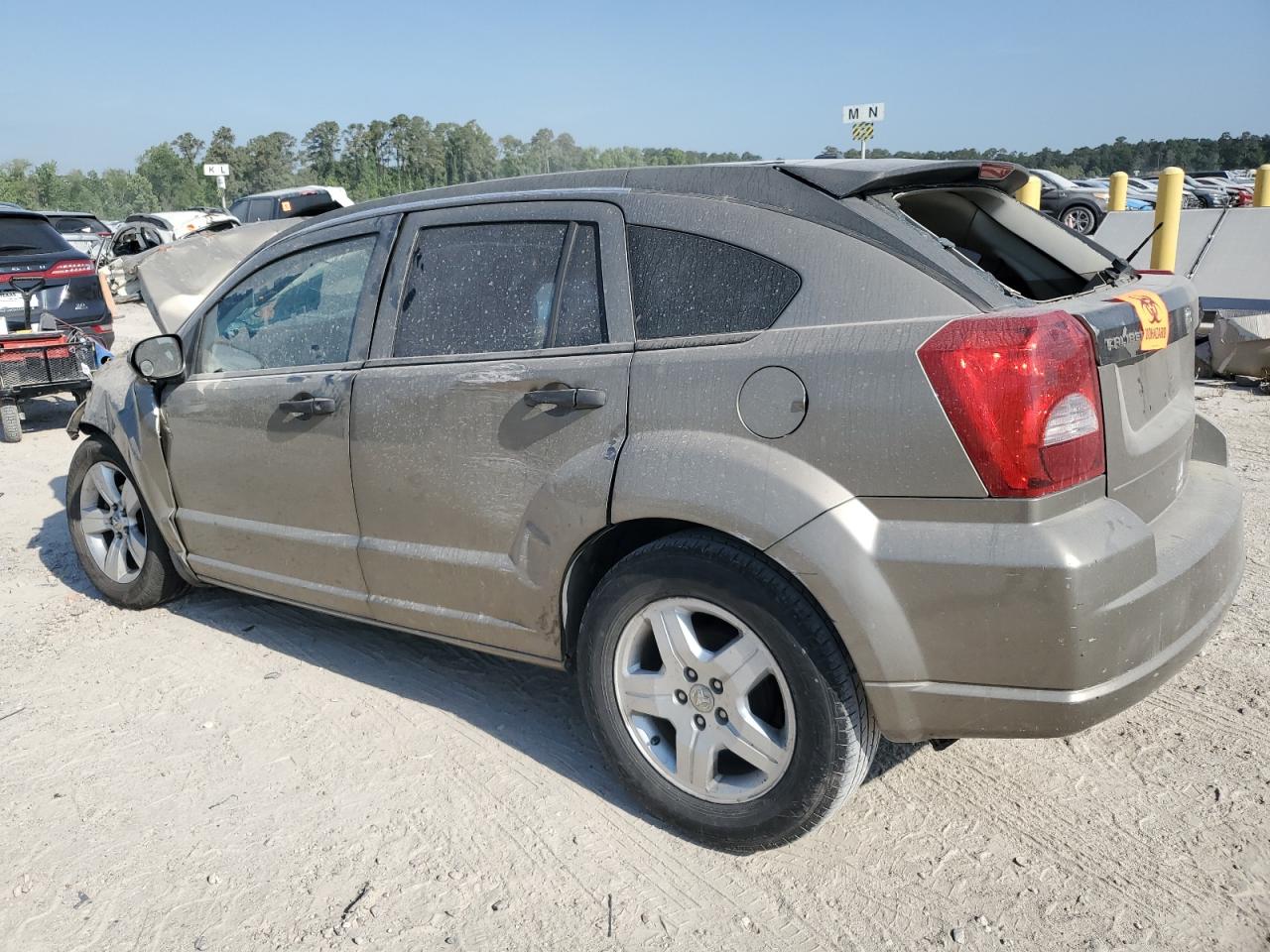 2008 Dodge Caliber Sxt Бежевый vin: 1B3HB48B88D755395