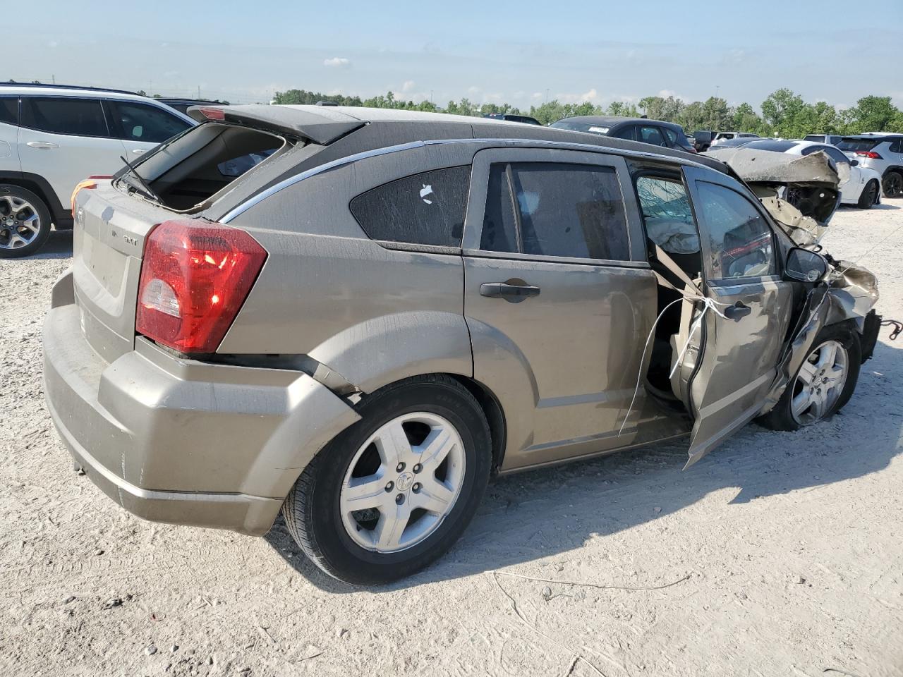 2008 Dodge Caliber Sxt Бежевый vin: 1B3HB48B88D755395