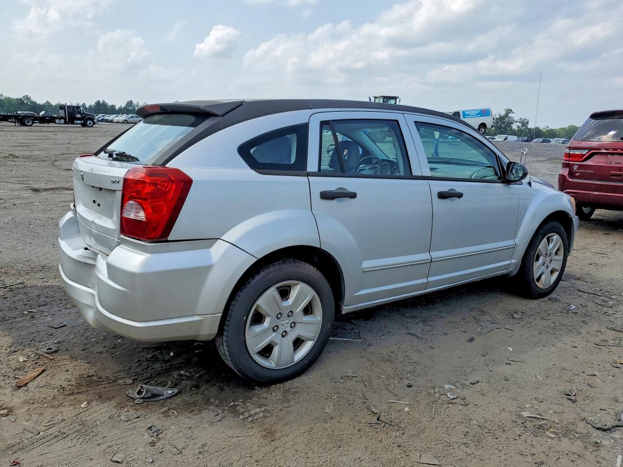 2007 Dodge Caliber Sxt Silver vin: 1B3HB48B97D349043