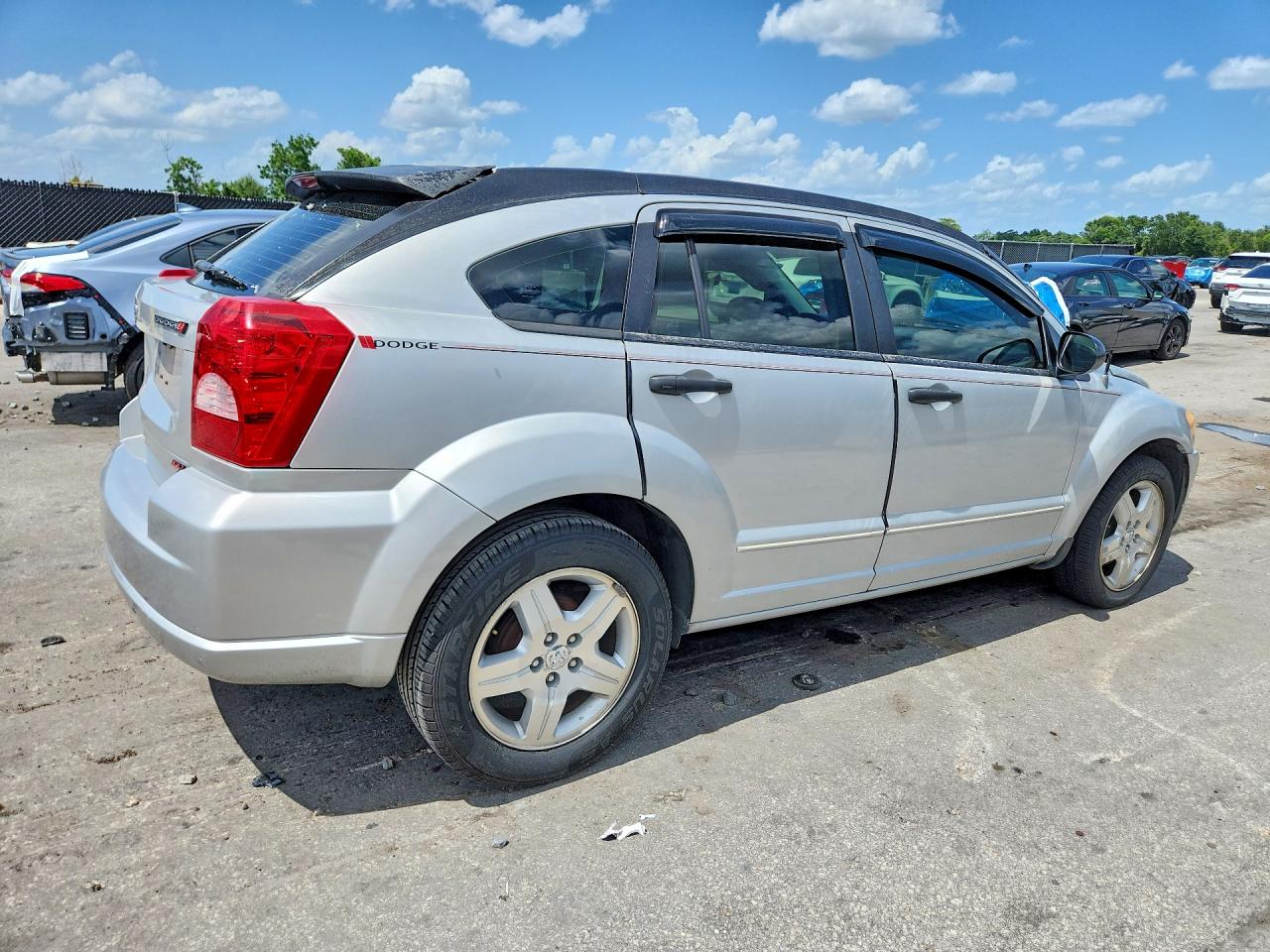 2007 Dodge Caliber Sxt Silver vin: 1B3HB48B97D561683