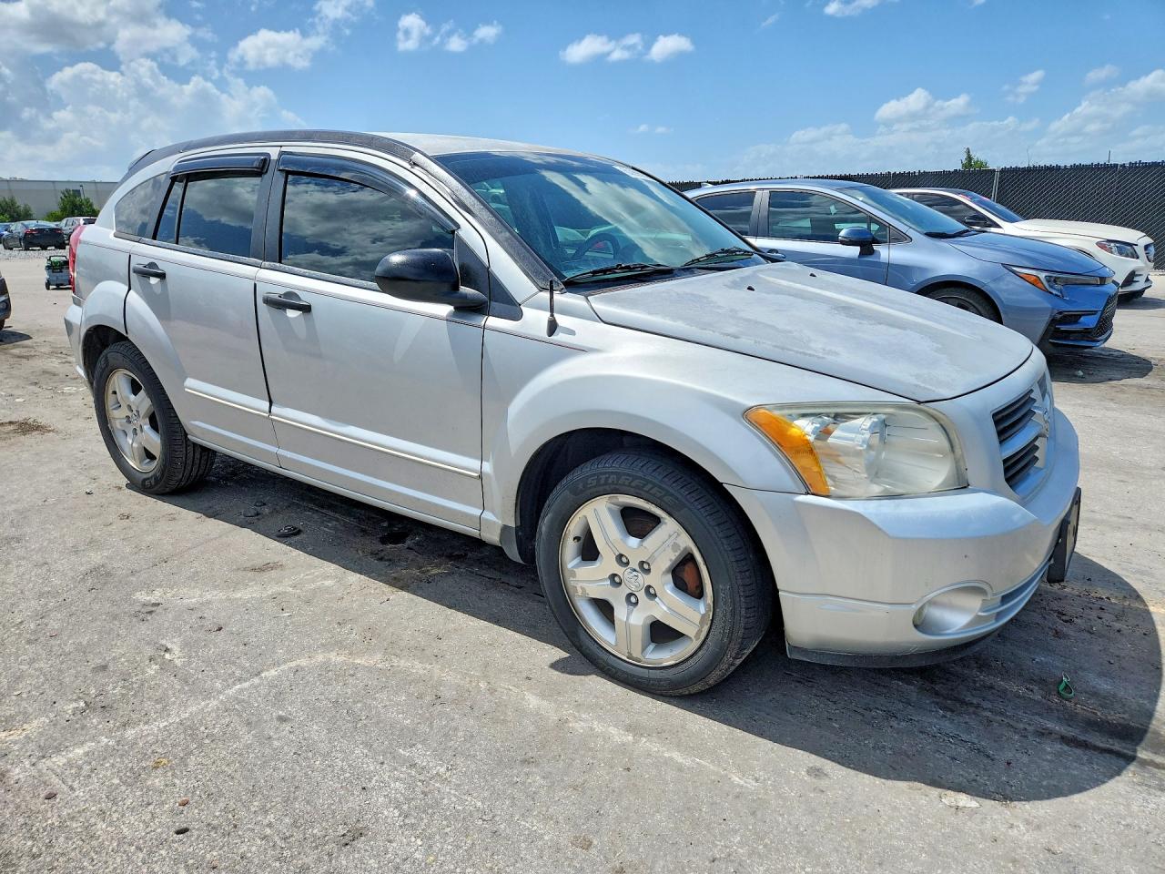 2007 Dodge Caliber Sxt Silver vin: 1B3HB48B97D561683