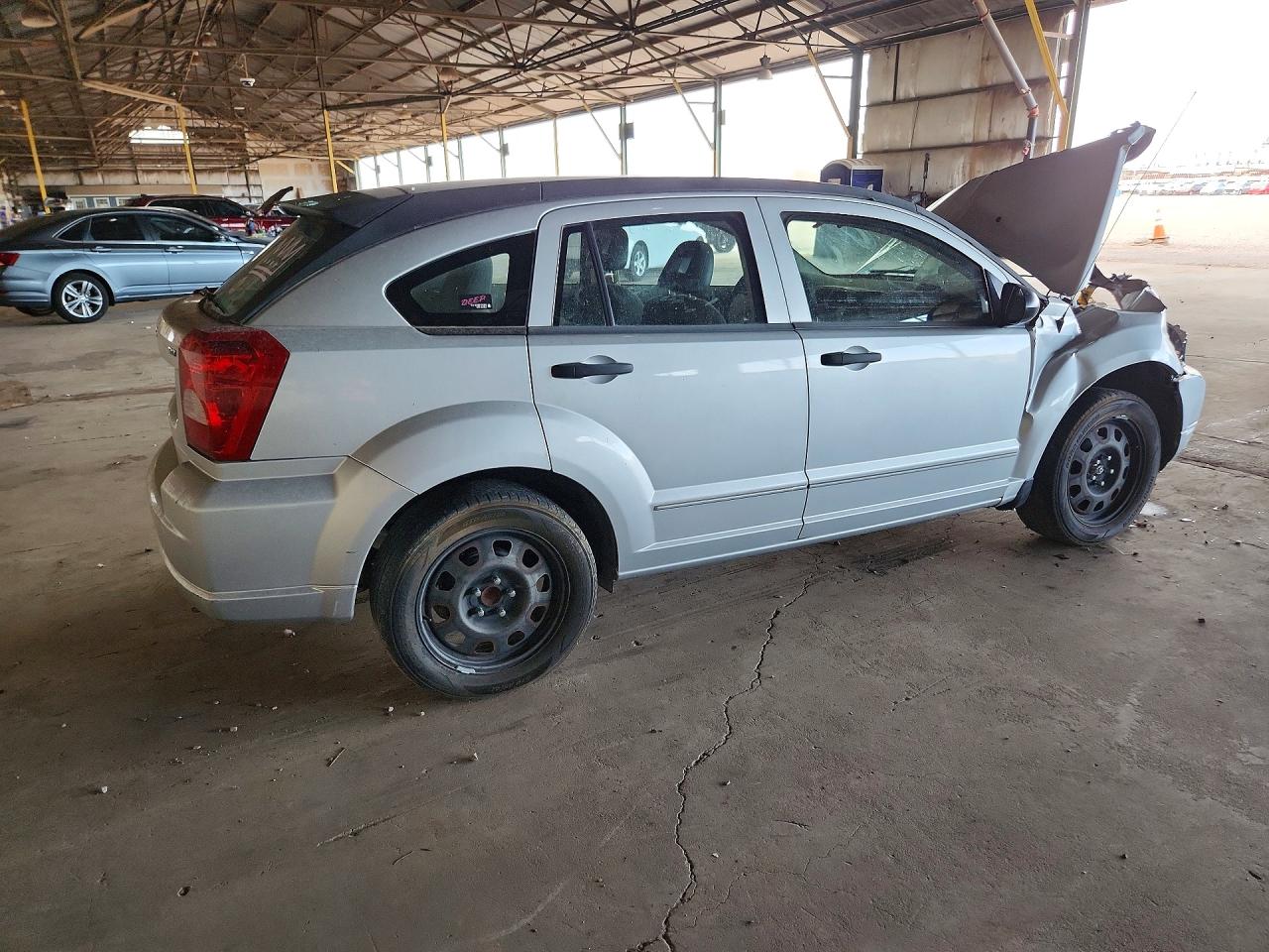 2007 Dodge Caliber Sxt Silver vin: 1B3HB48BX7D286678
