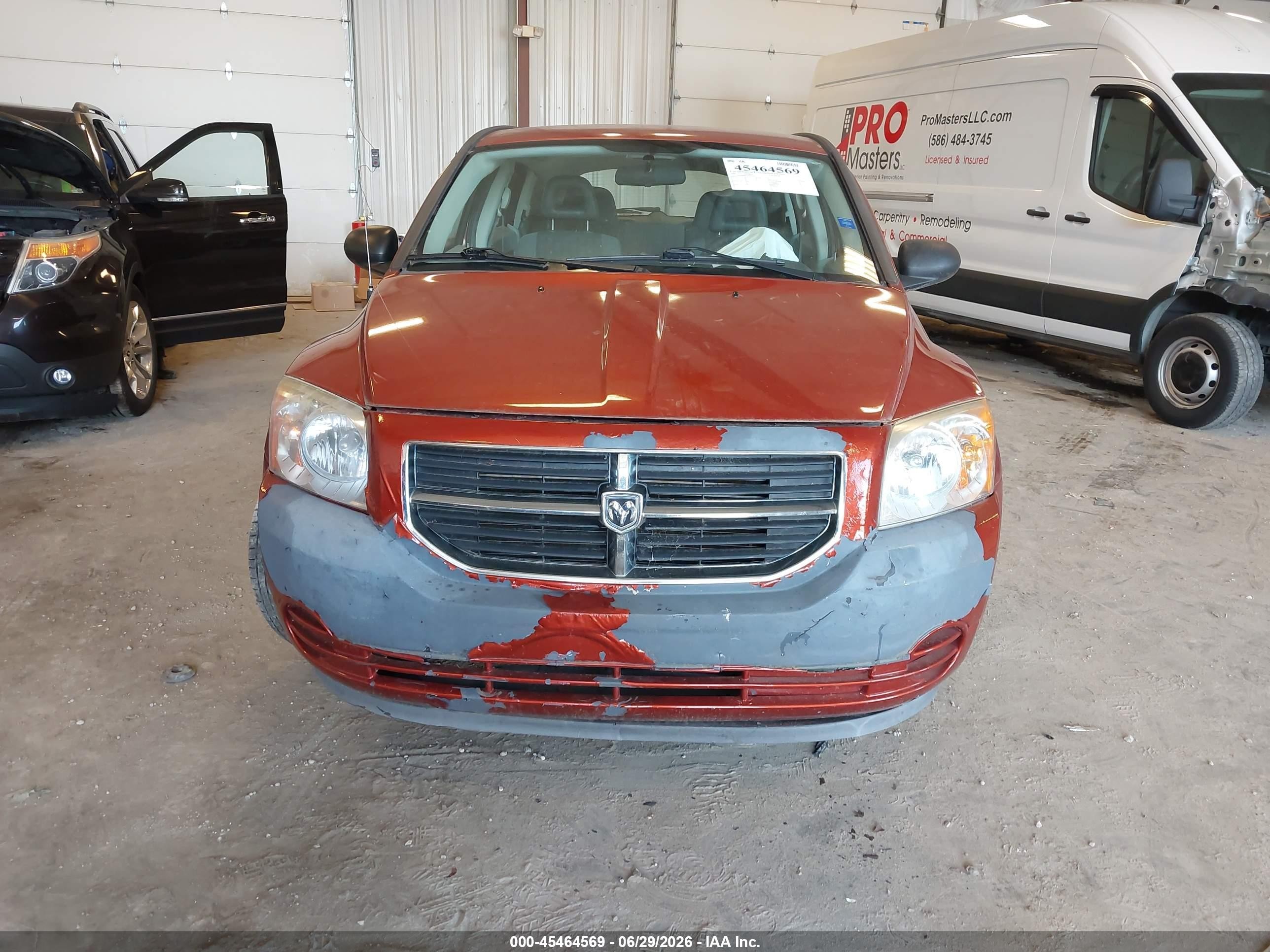 2007 Dodge Caliber Sxt Оранжевый vin: 1B3HB48BX7D304581