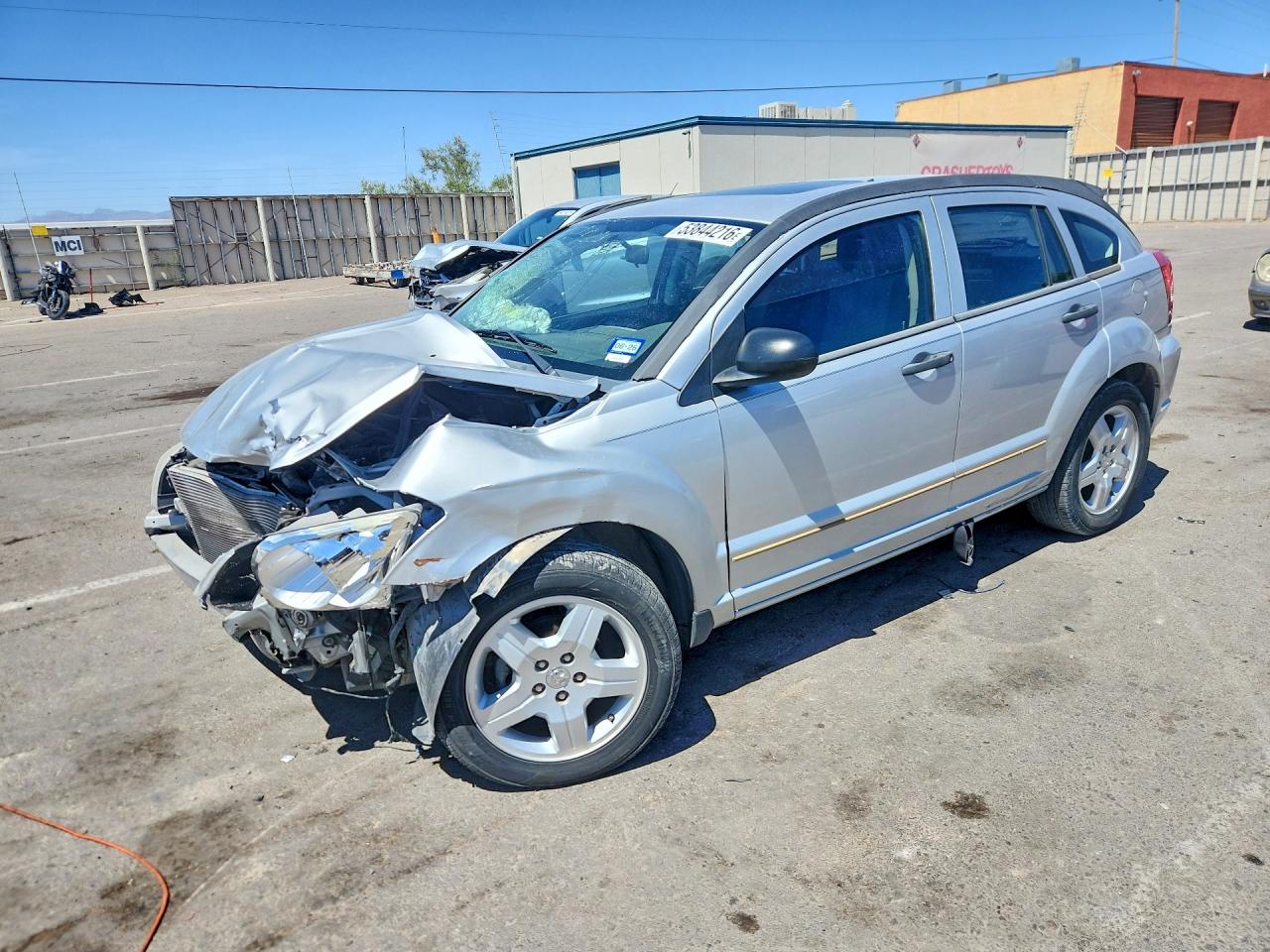 2008 Dodge Caliber Sxt Silver vin: 1B3HB48BX8D602677