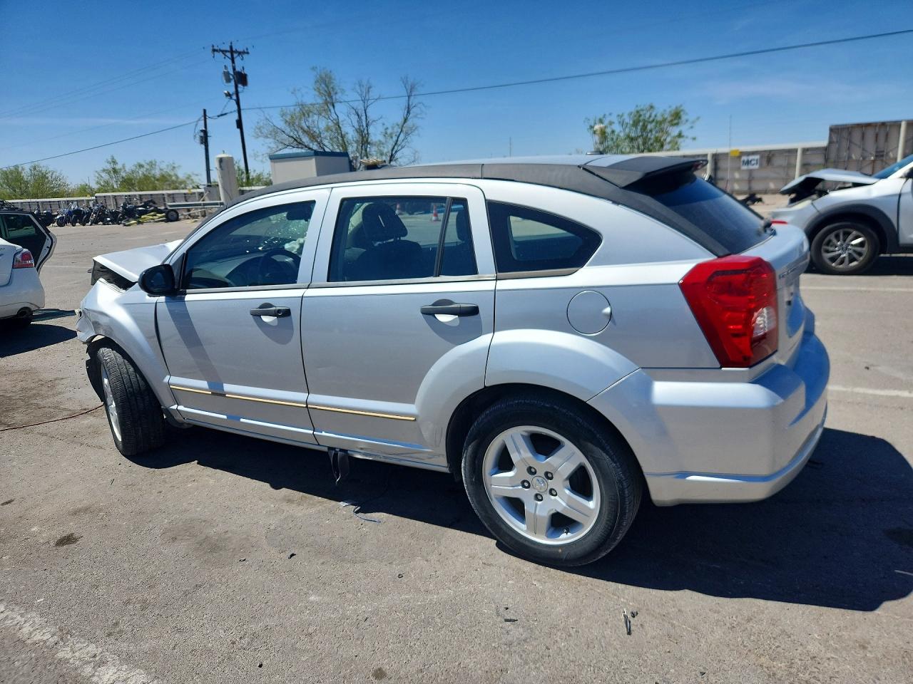 2008 Dodge Caliber Sxt Silver vin: 1B3HB48BX8D602677