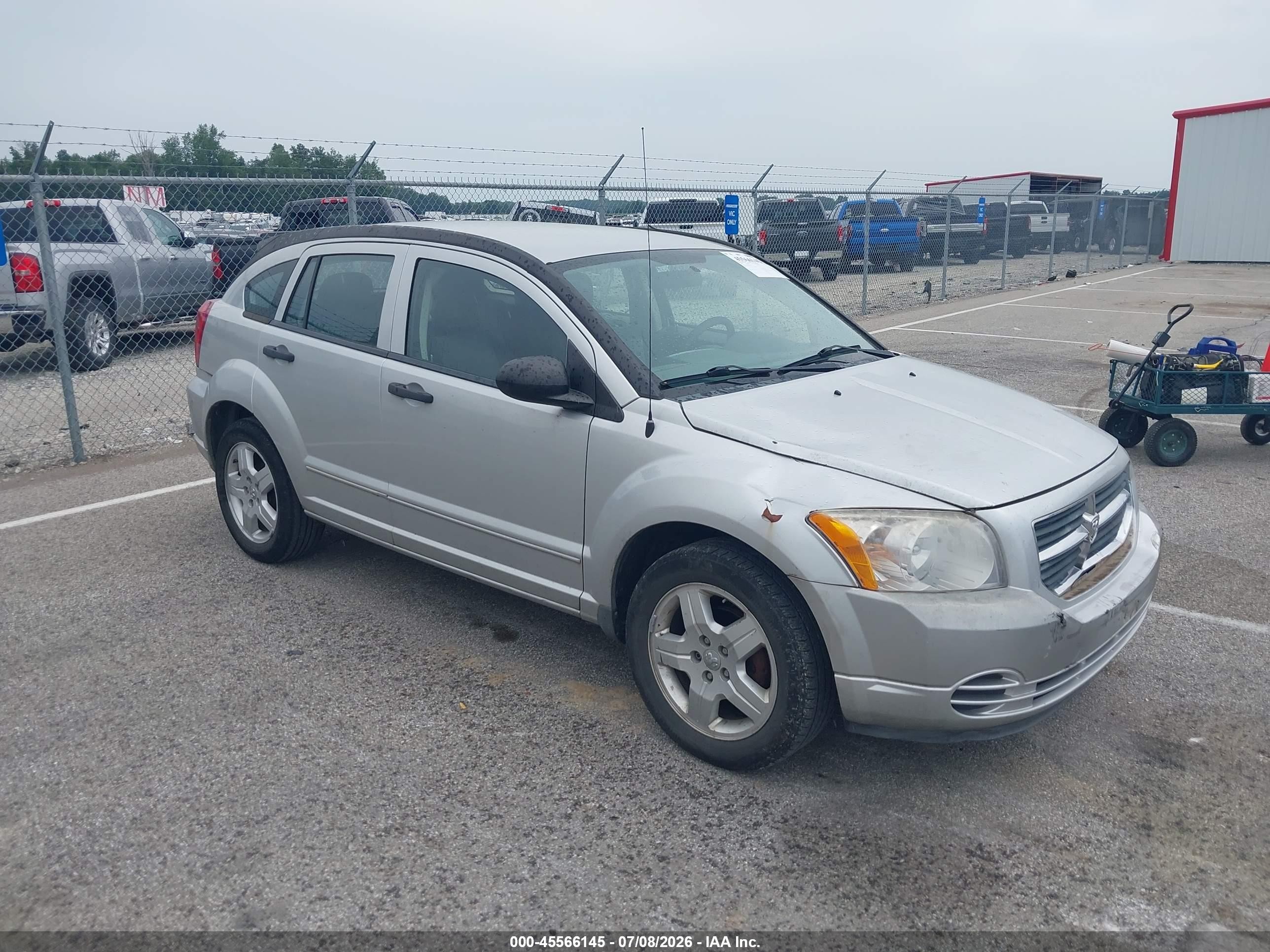 2008 Dodge Caliber Sxt Silver vin: 1B3HB48BX8D650213