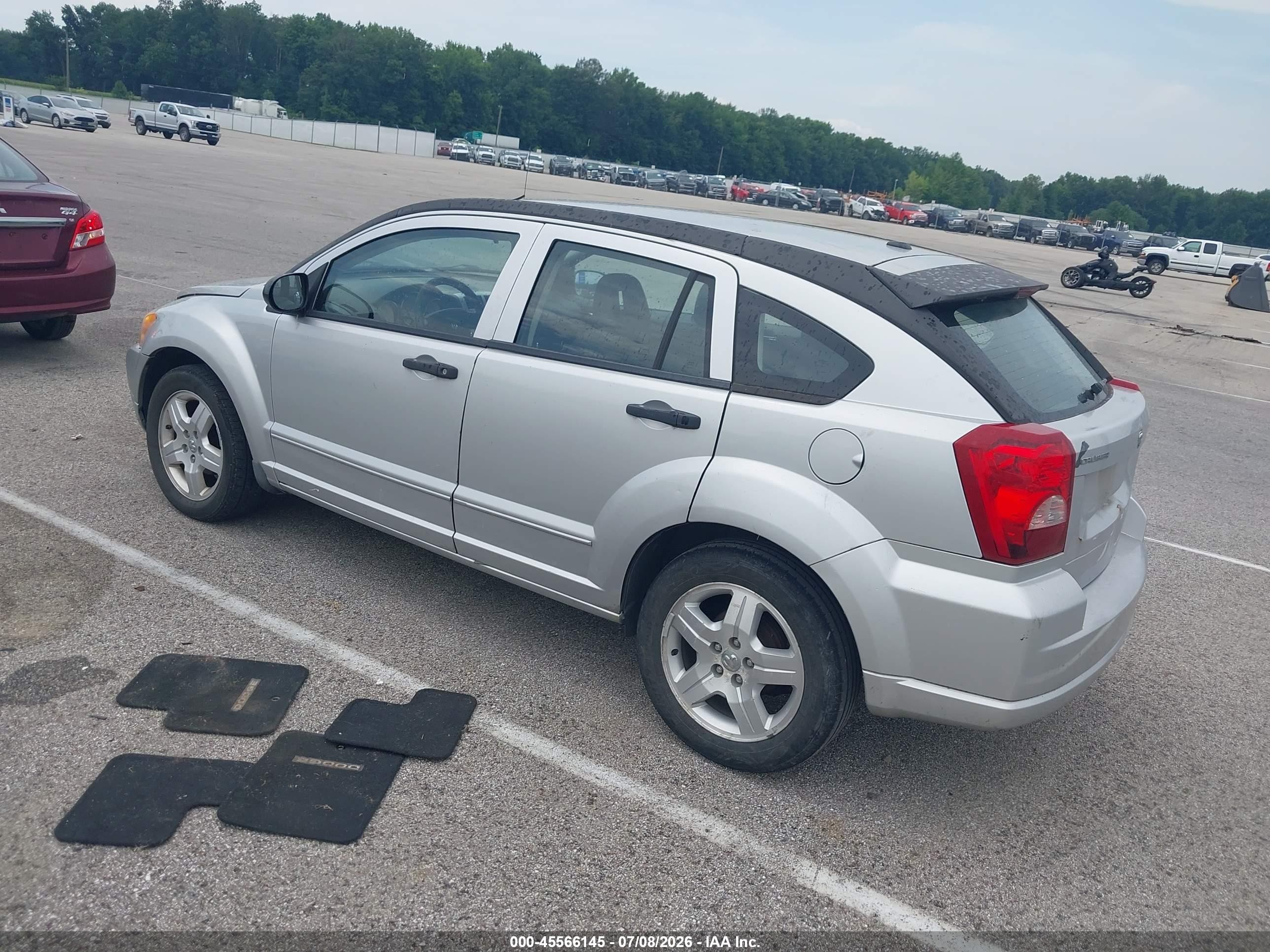 2008 Dodge Caliber Sxt Серебряный vin: 1B3HB48BX8D650213