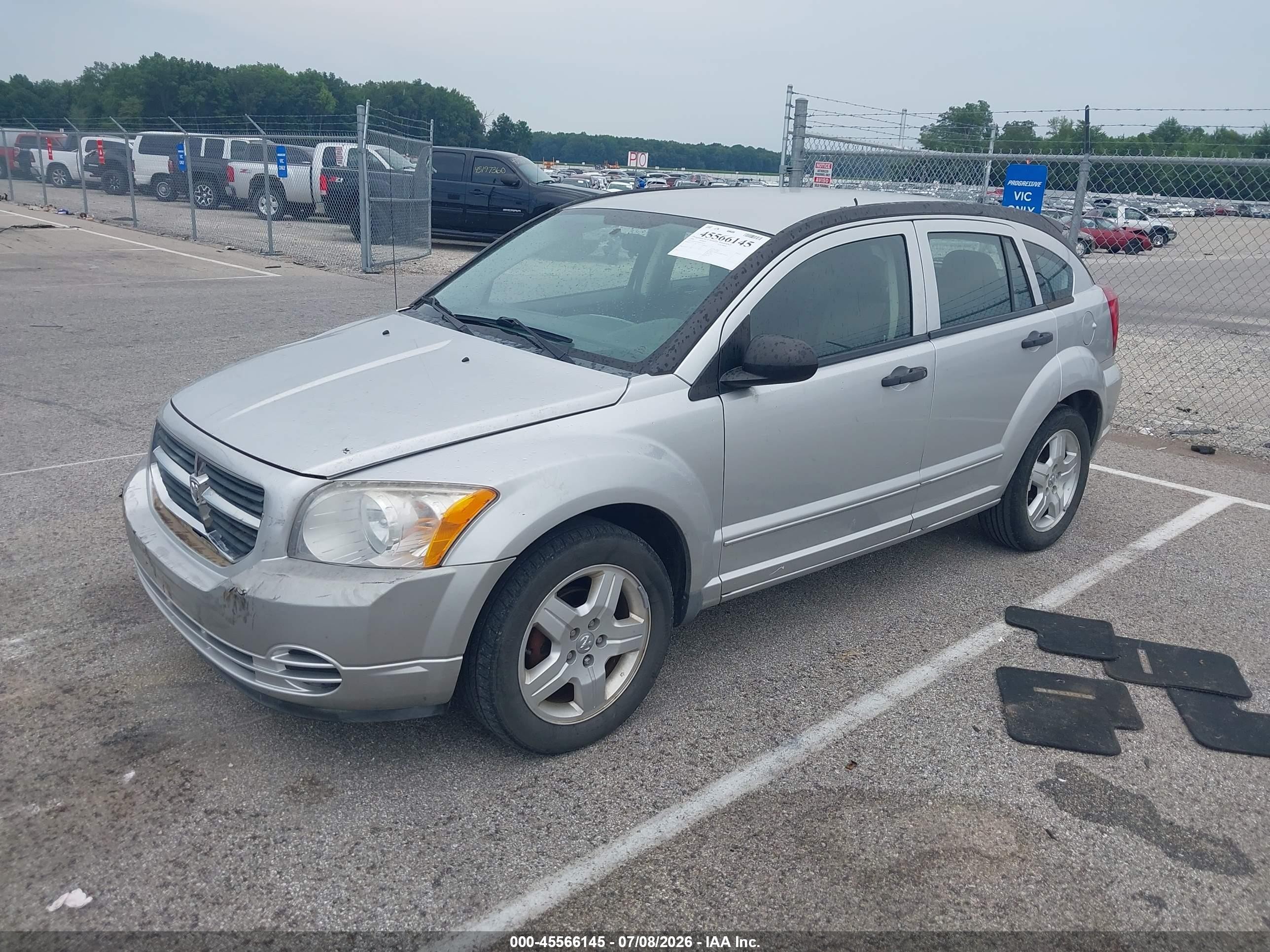 2008 Dodge Caliber Sxt Серебряный vin: 1B3HB48BX8D650213