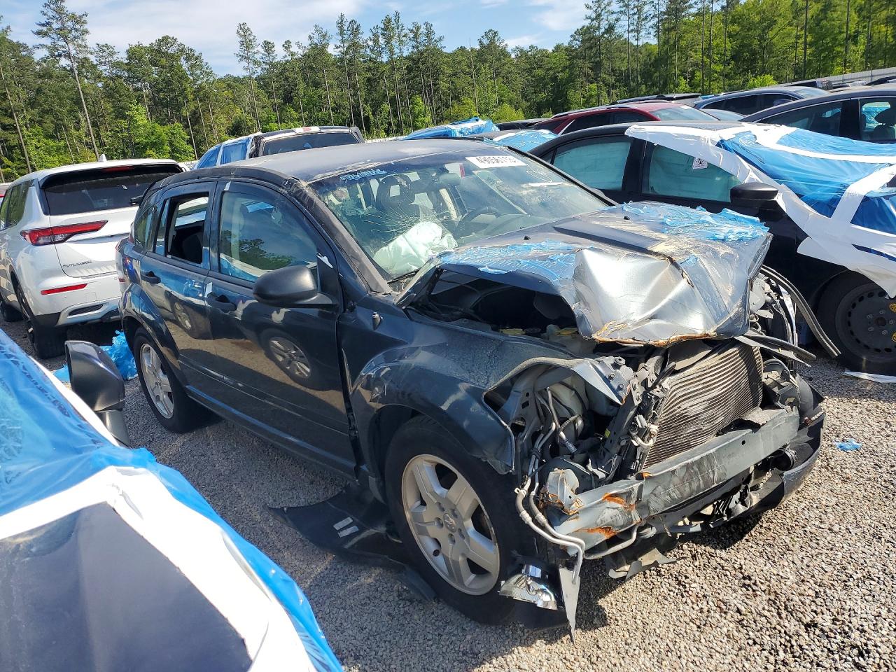 2008 Dodge Caliber Blue vin: 1B3HB48BX8D674687