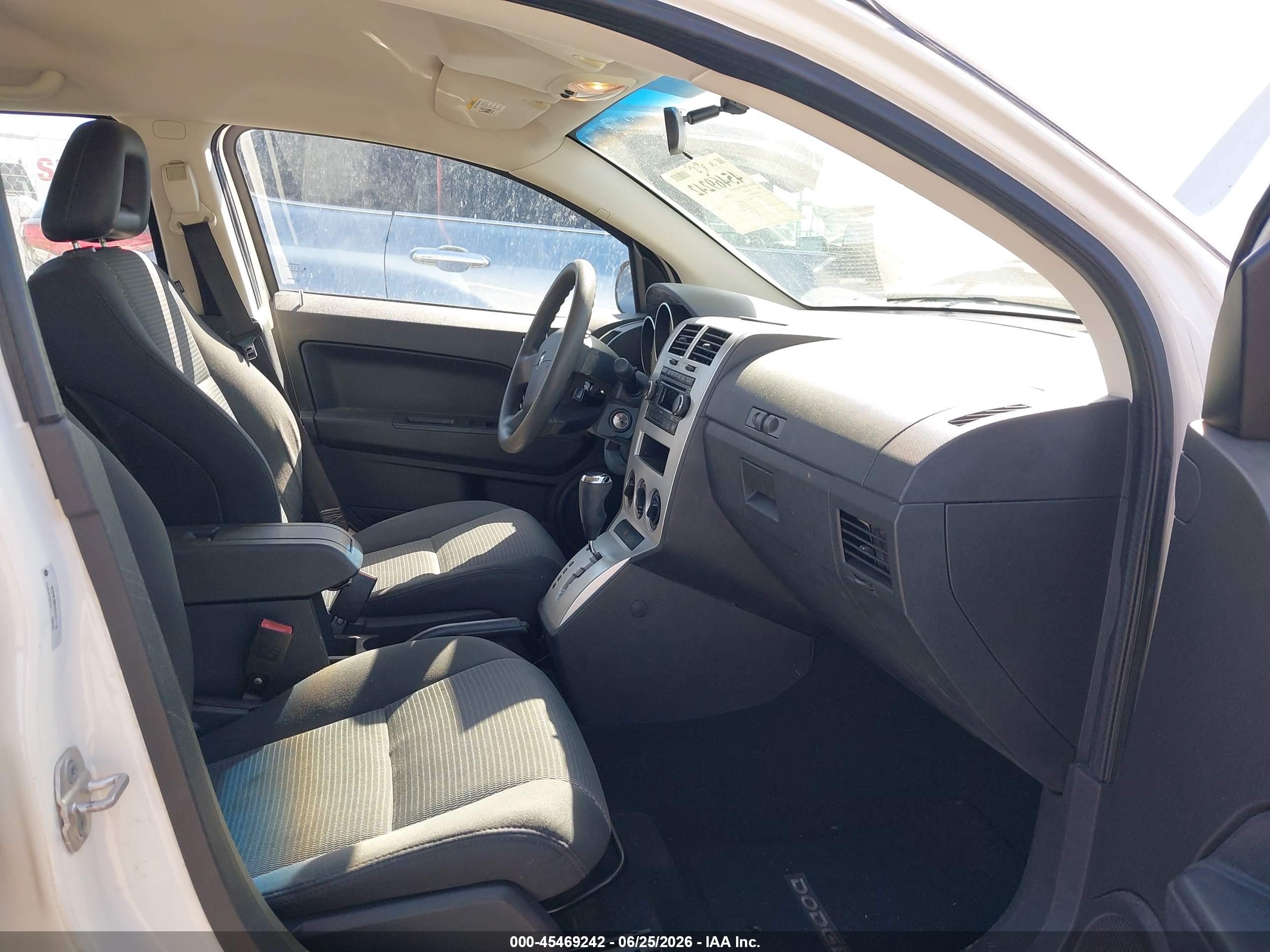 2008 Dodge Caliber Sxt White vin: 1B3HB48BX8D691148