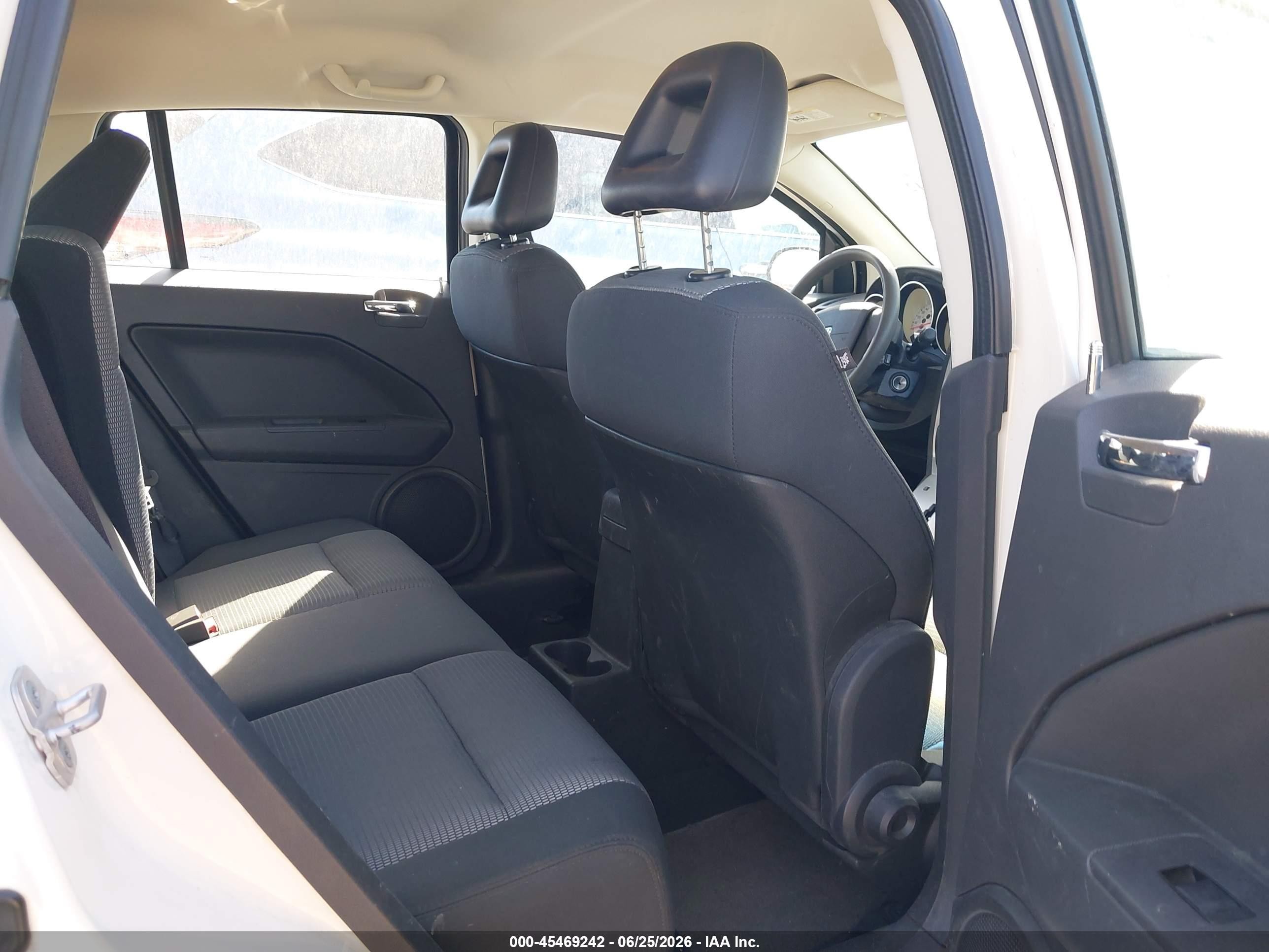 2008 Dodge Caliber Sxt White vin: 1B3HB48BX8D691148