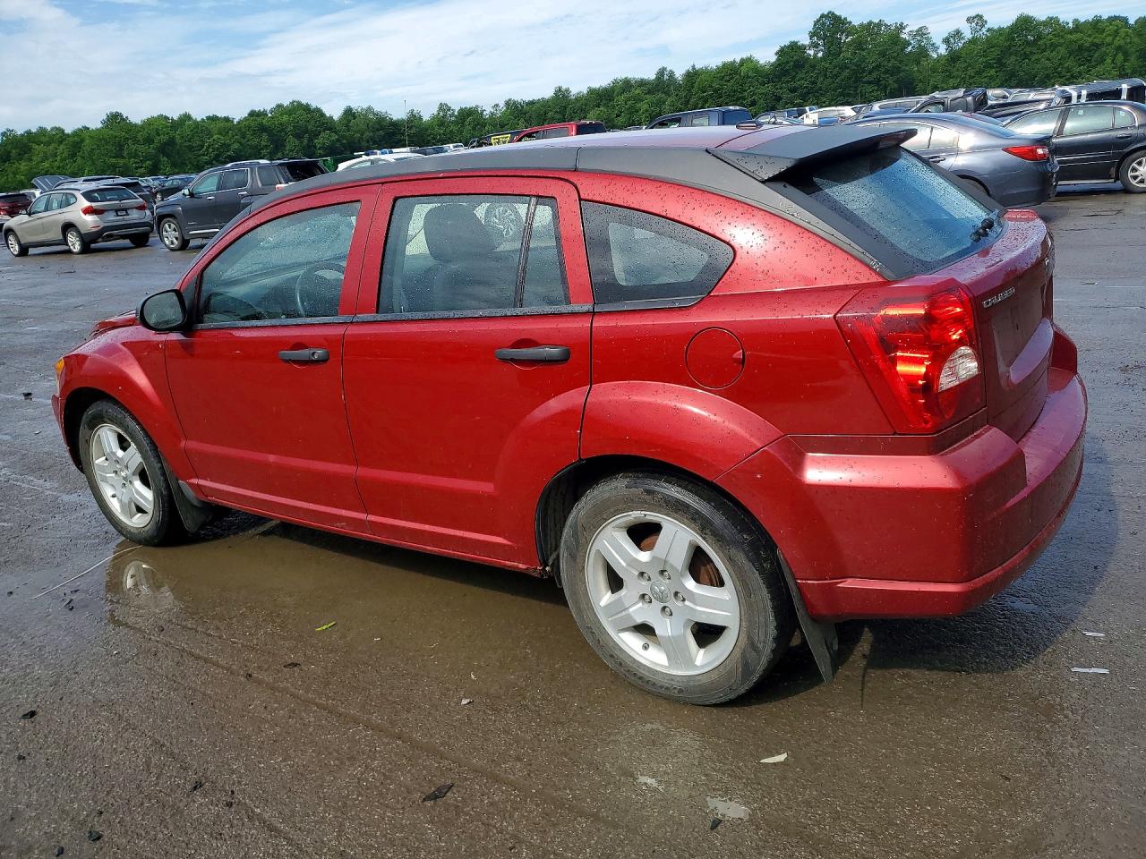 2008 Dodge Caliber Sxt Red vin: 1B3HB48BX8D739408