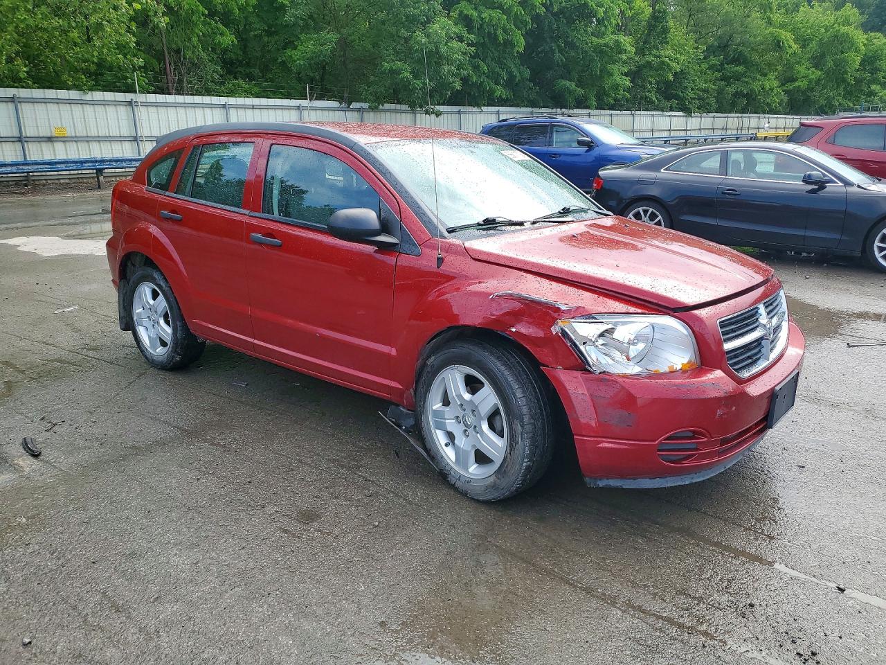 2008 Dodge Caliber Sxt Red vin: 1B3HB48BX8D739408