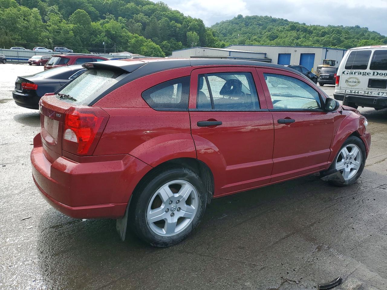 2008 Dodge Caliber Sxt Red vin: 1B3HB48BX8D739408