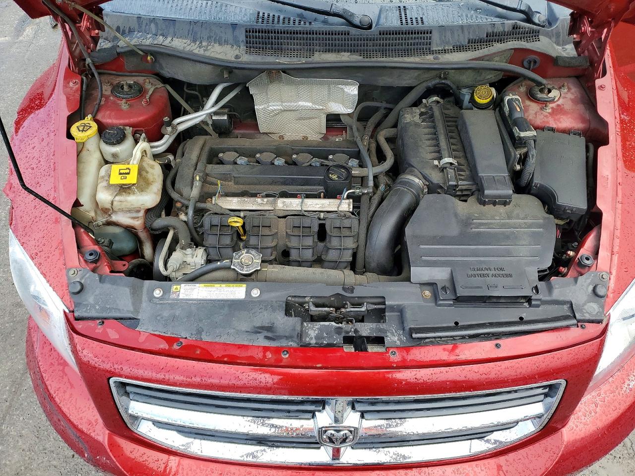 2008 Dodge Caliber Sxt Red vin: 1B3HB48BX8D739408